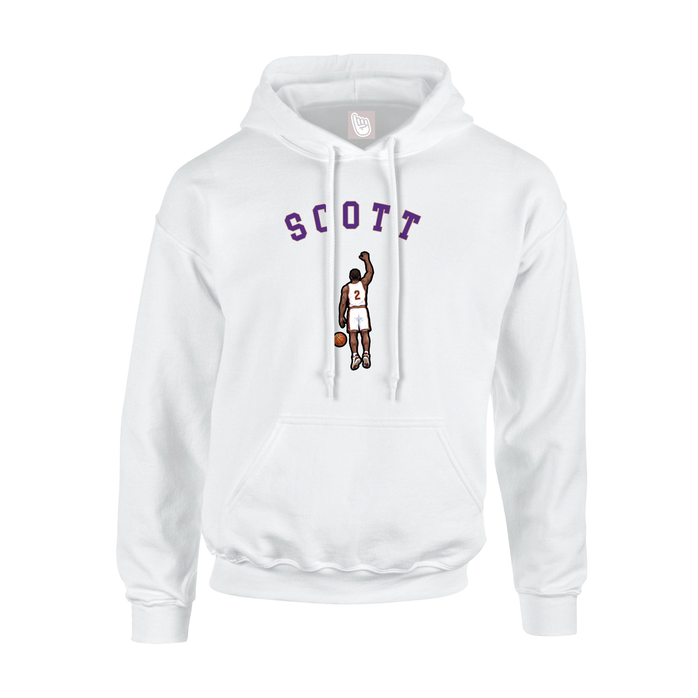 Youth Hoodie — Shirsey Arch in White