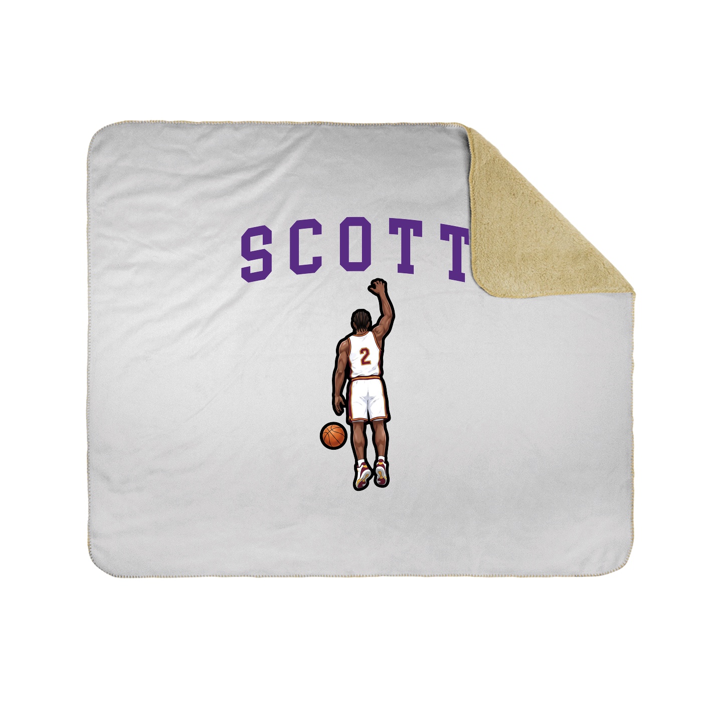 Throw Blanket — Shirsey in White