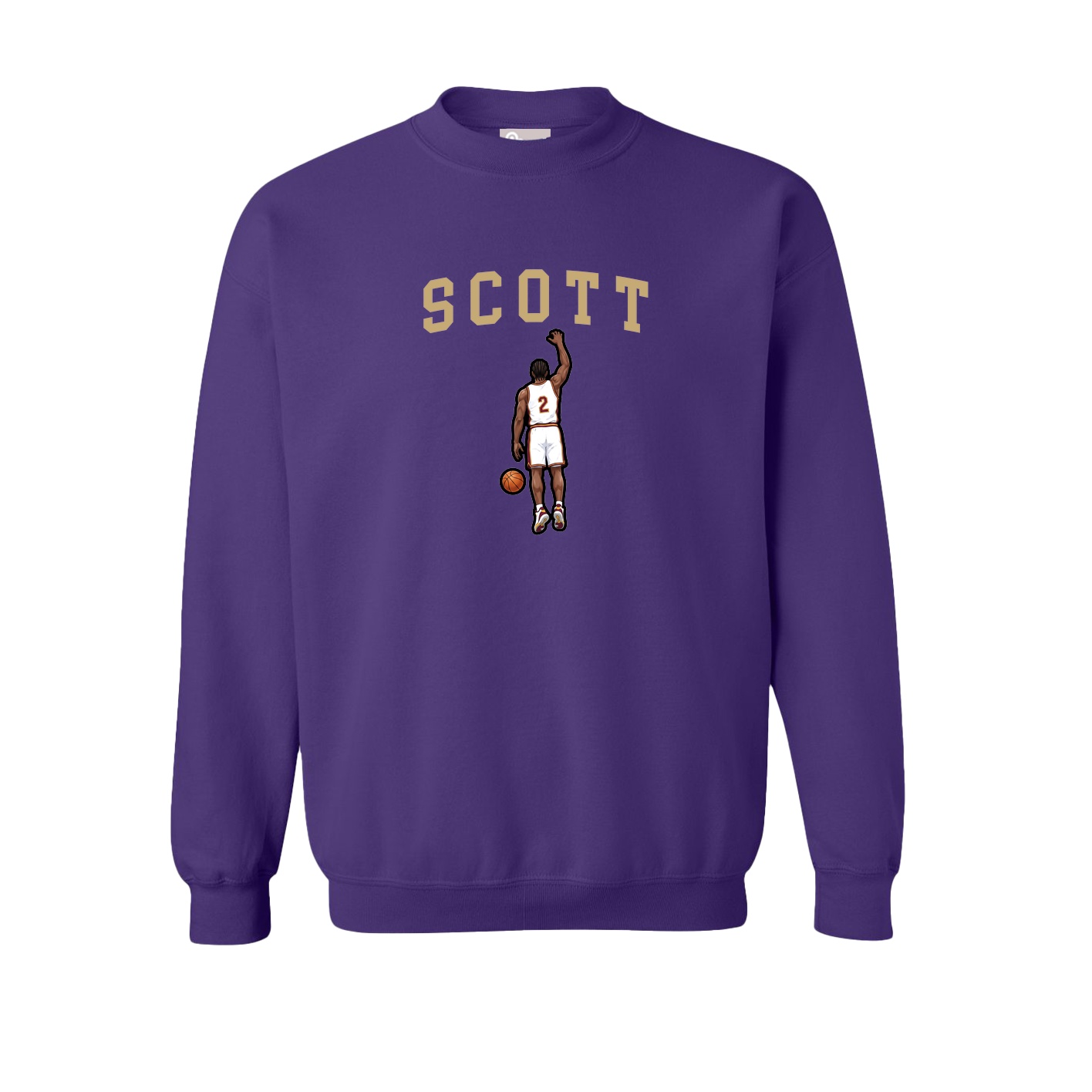 Fleece Crew — Shirsey in Purple