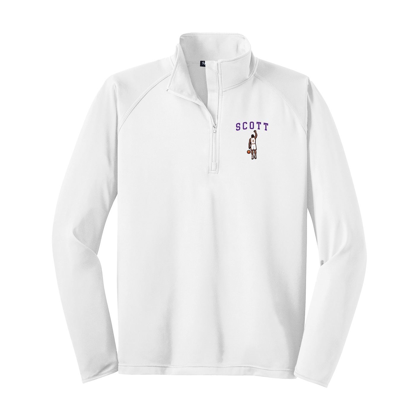 Q-Zip Pullover — Shirsey in White