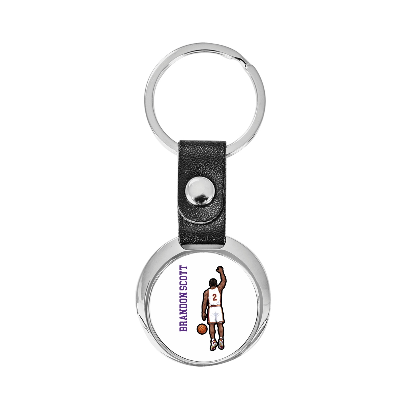 Key Chain — Name Vertical in Classic