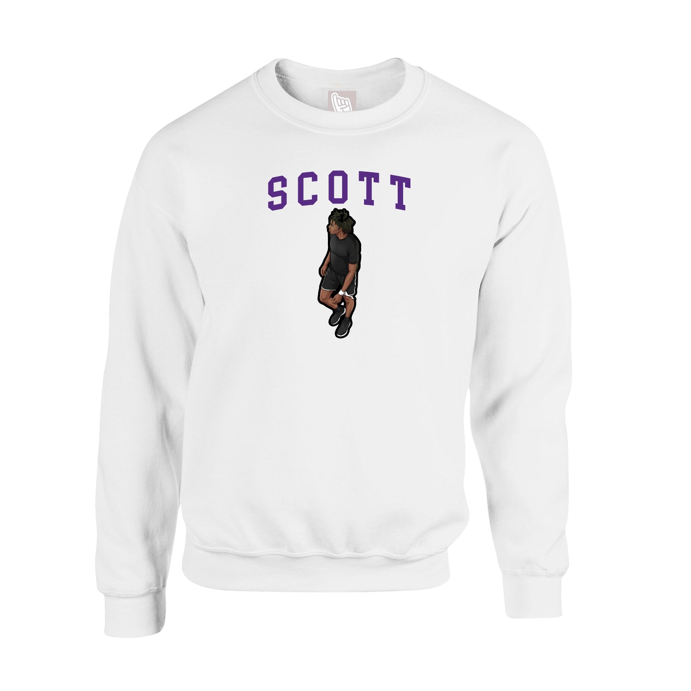 Fleece Crew — Shirsey in White