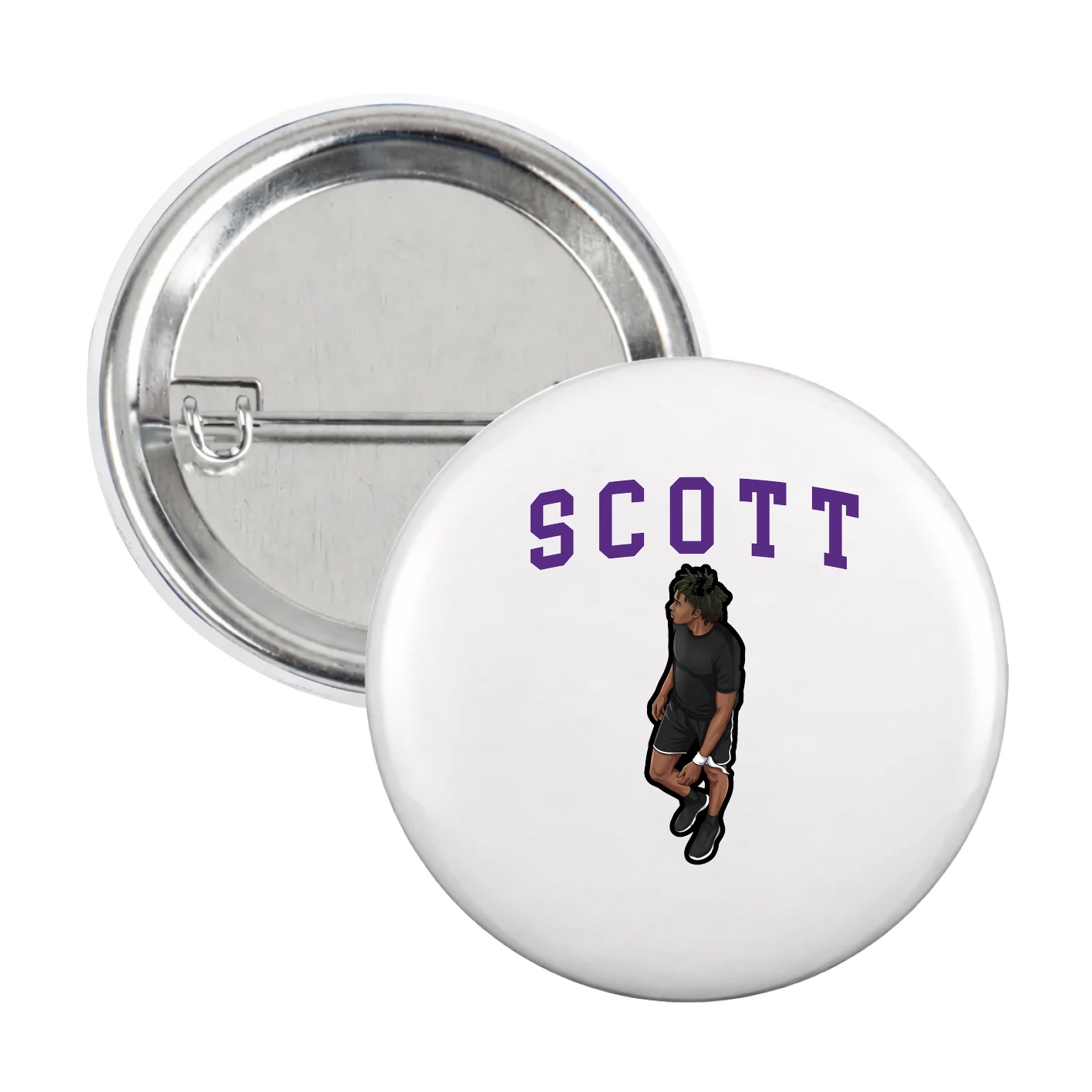 Game Day Button — Shirsey in White
