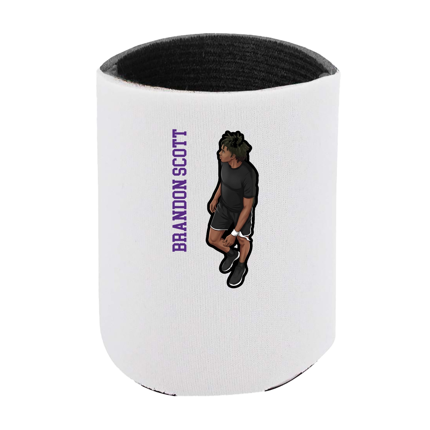 Can Holder — Name Vertical in White