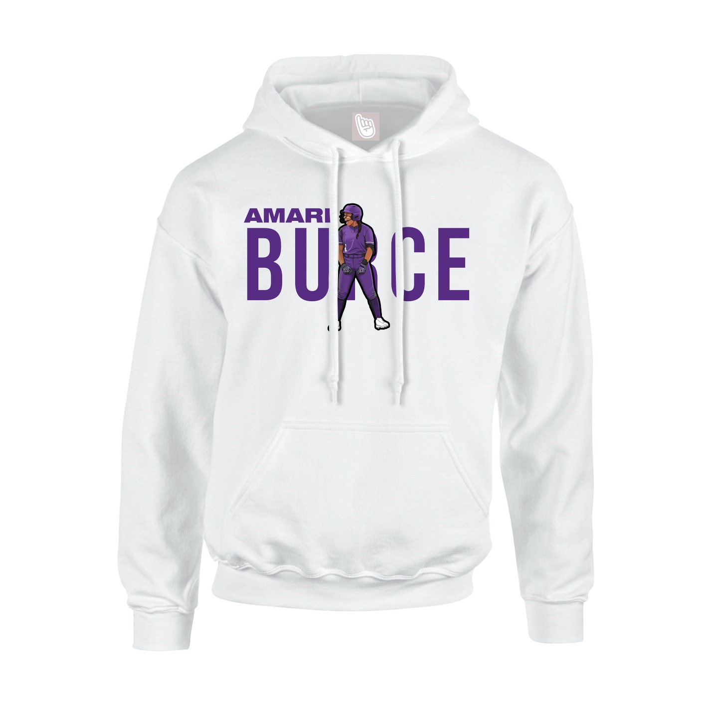 Hoodie — Player Name in White