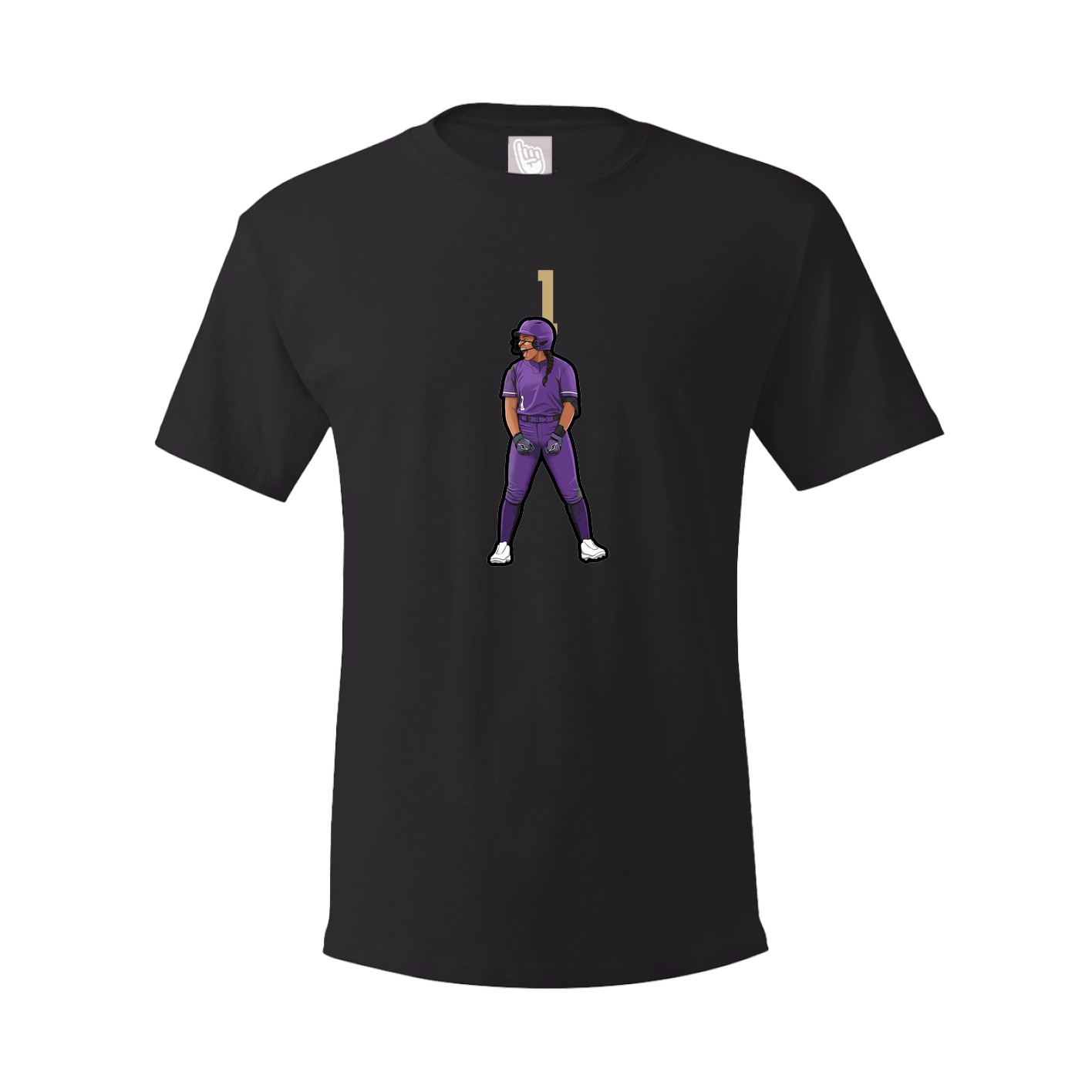 Tee — Number Top in Black