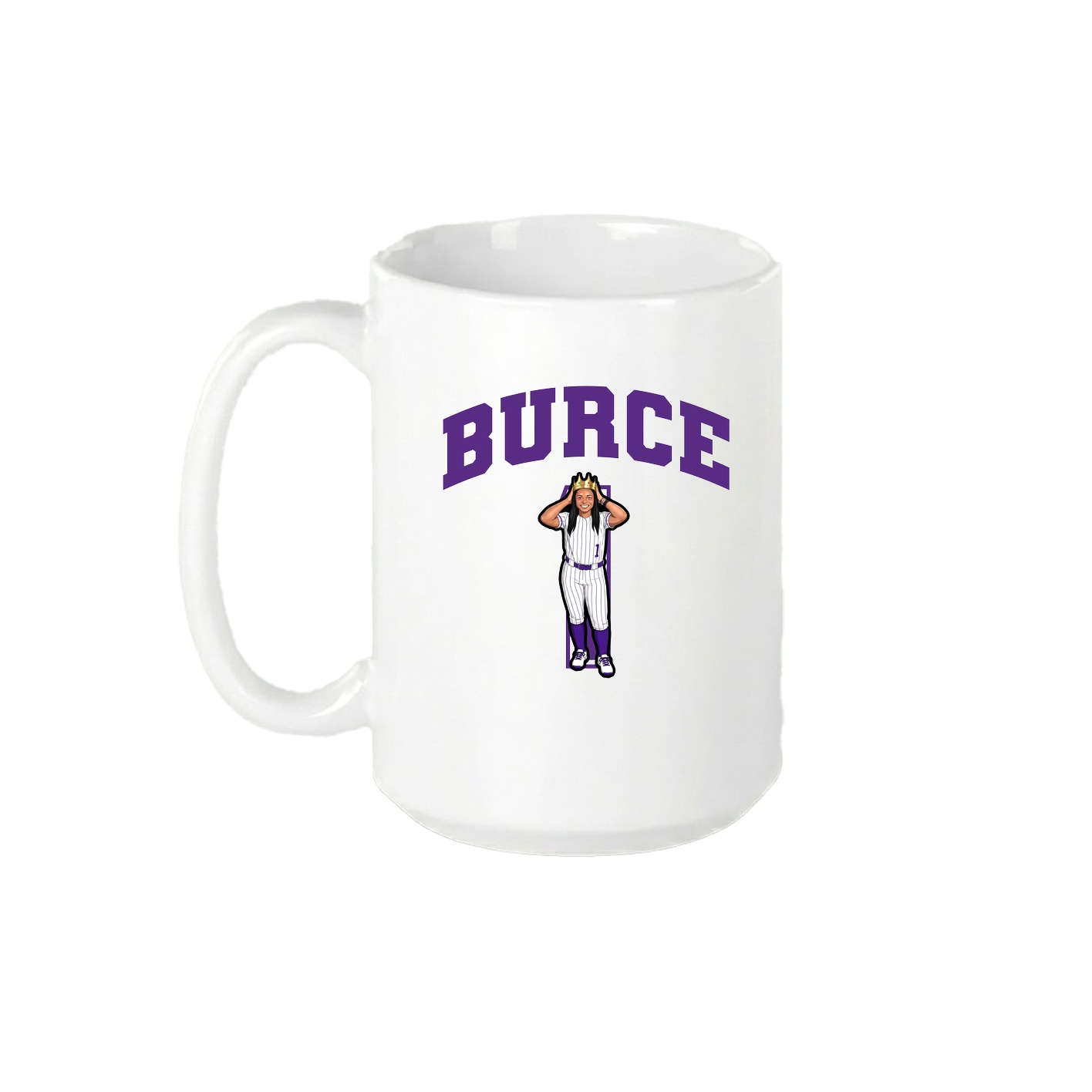 15oz Coffee Mug — Number in White