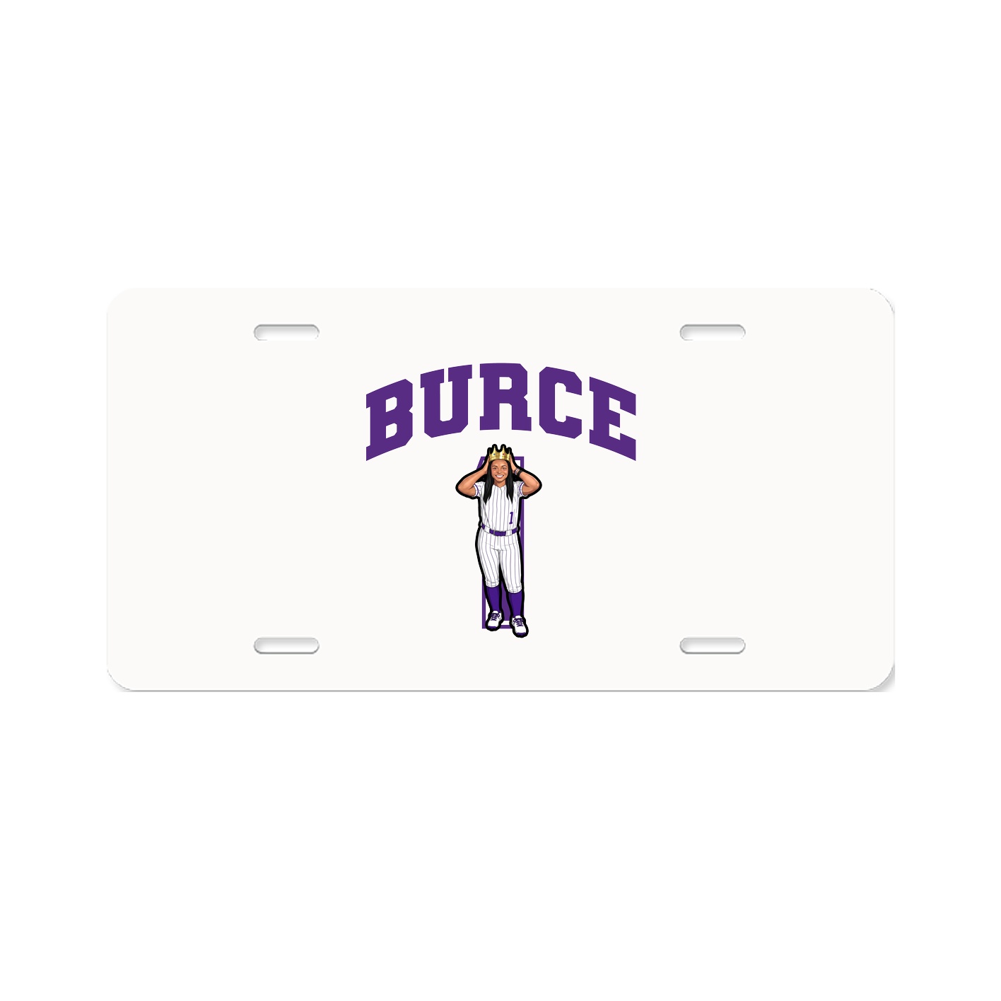 License Plate — Number in Classic