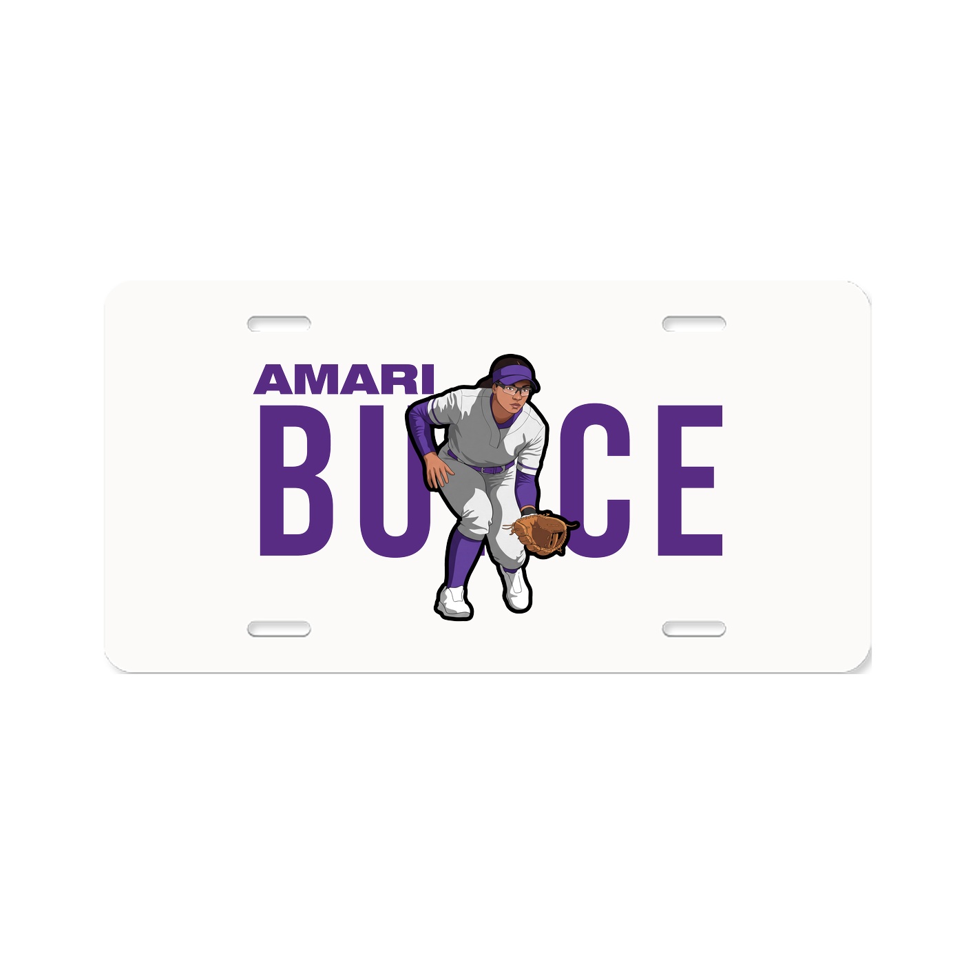 License Plate — Player Name in Classic