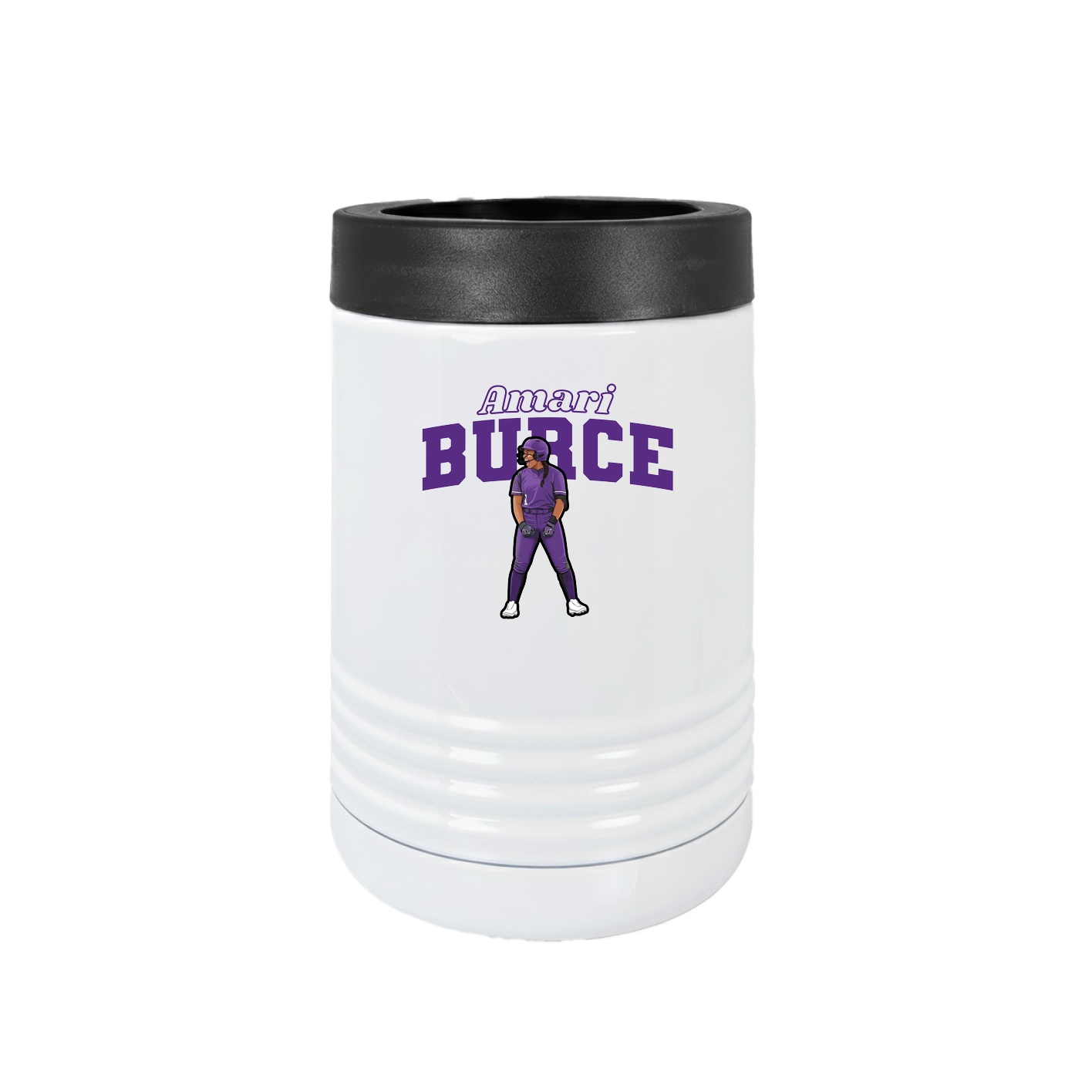 Beverage Holder — Name Arch in White