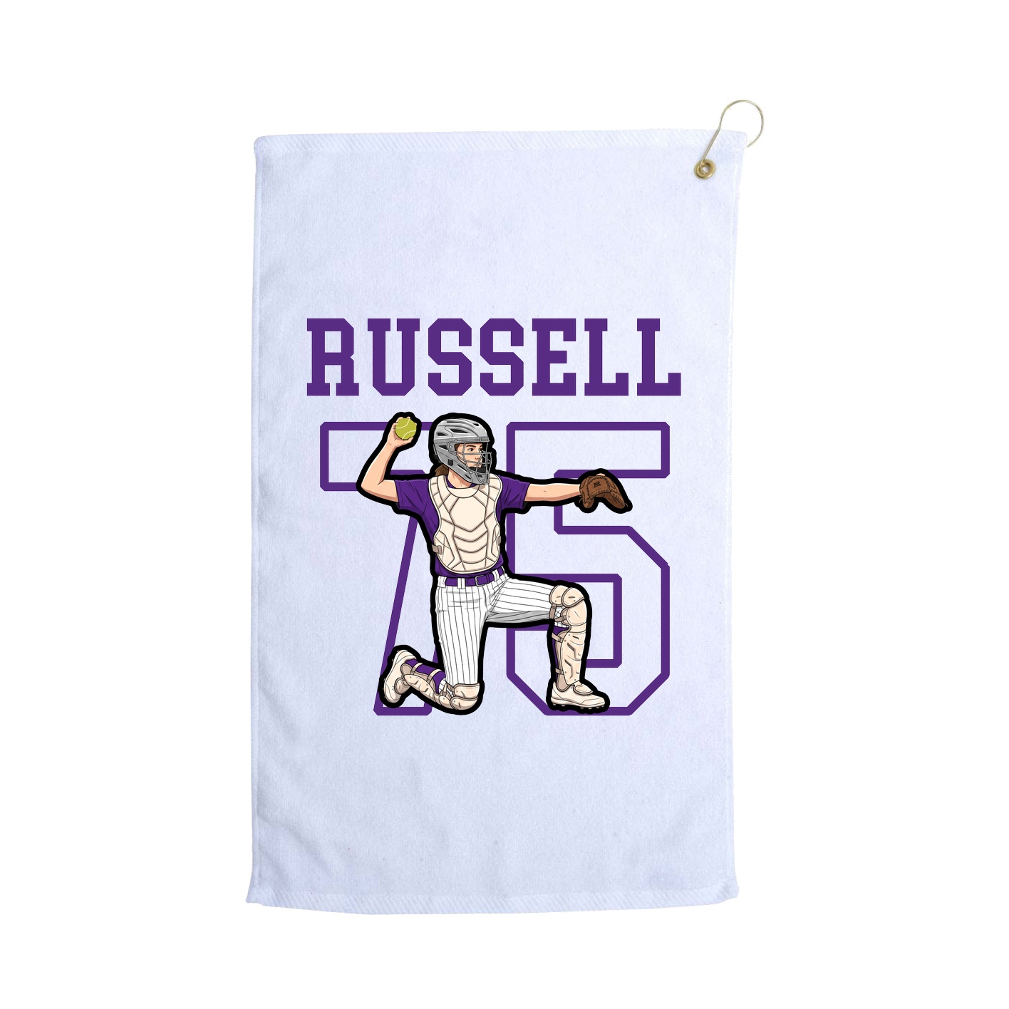 Golf Towel — Shirsey in White