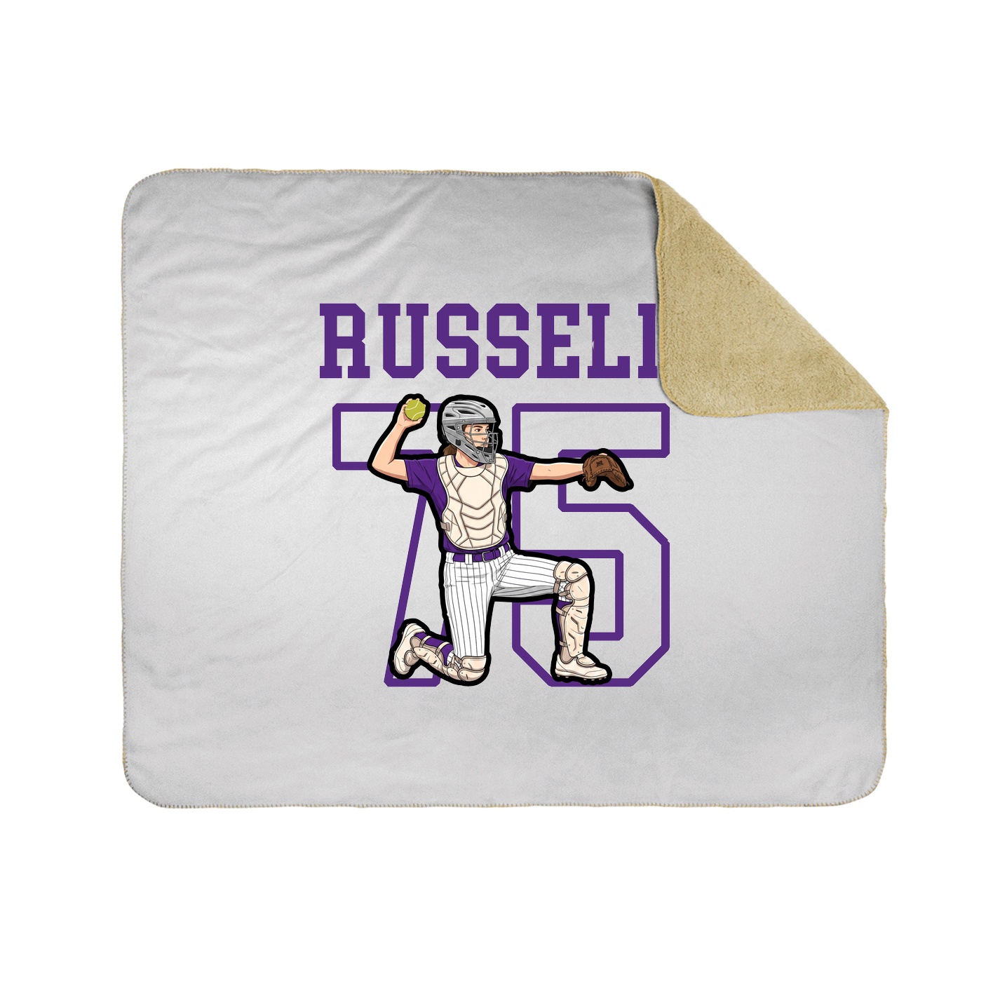 Throw Blanket — Shirsey in White