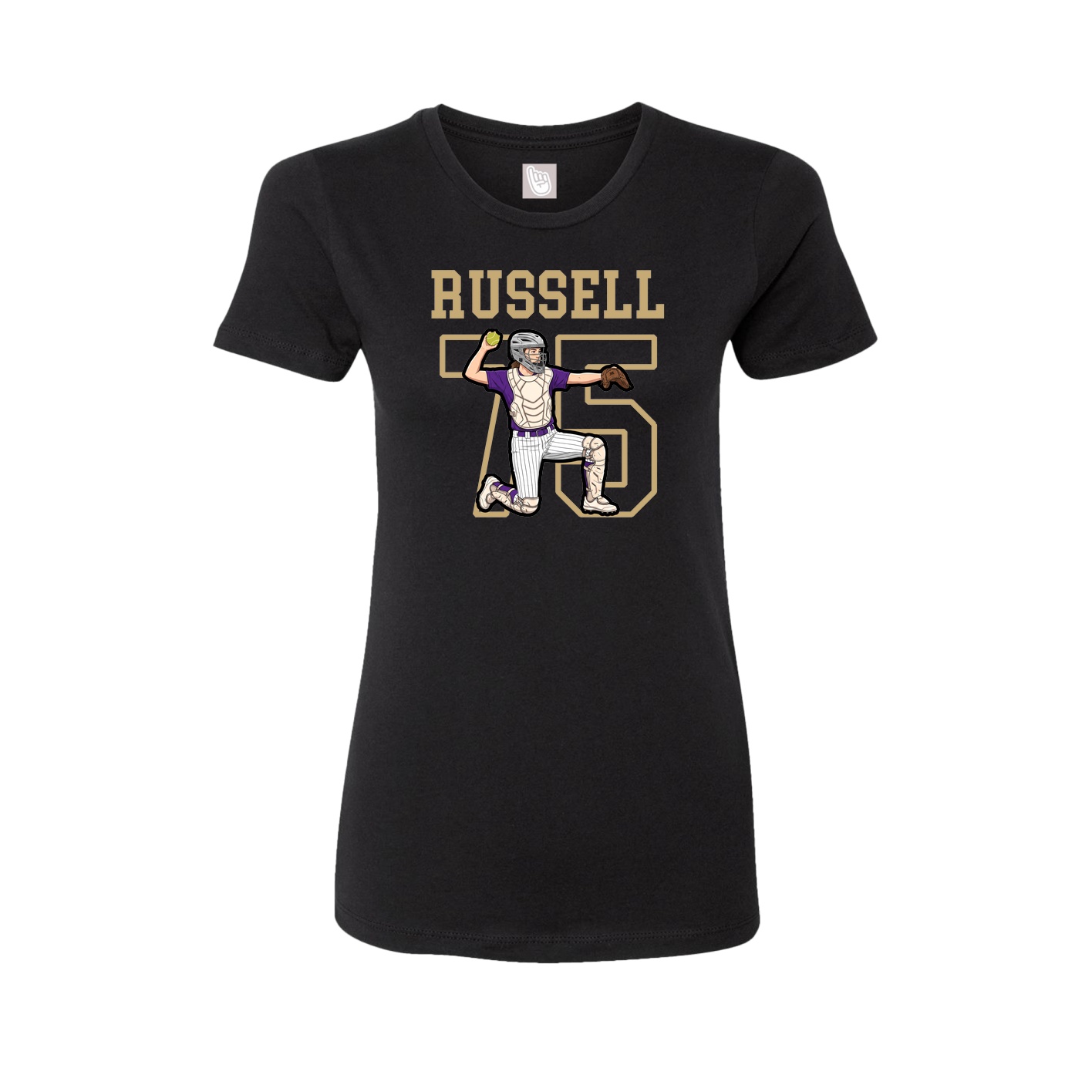 Fitted Women's Tee — Shirsey in Black