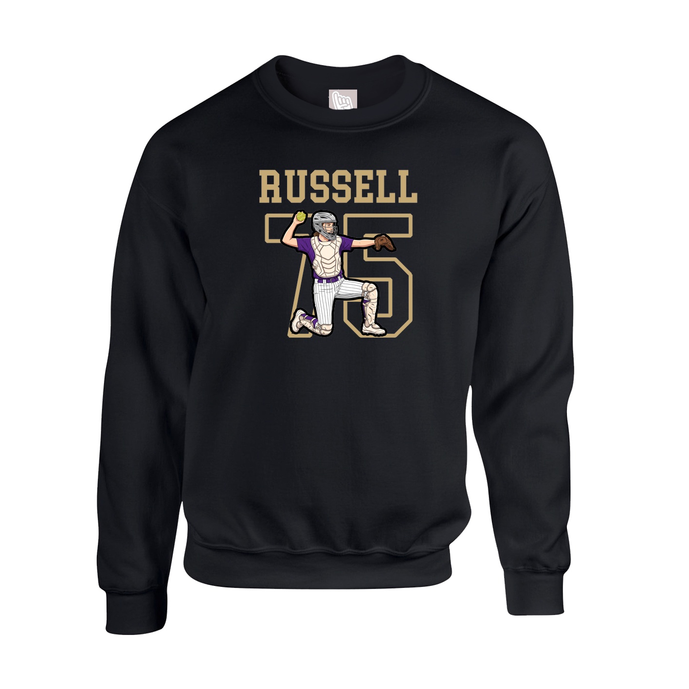 Fleece Crew — Shirsey in Black
