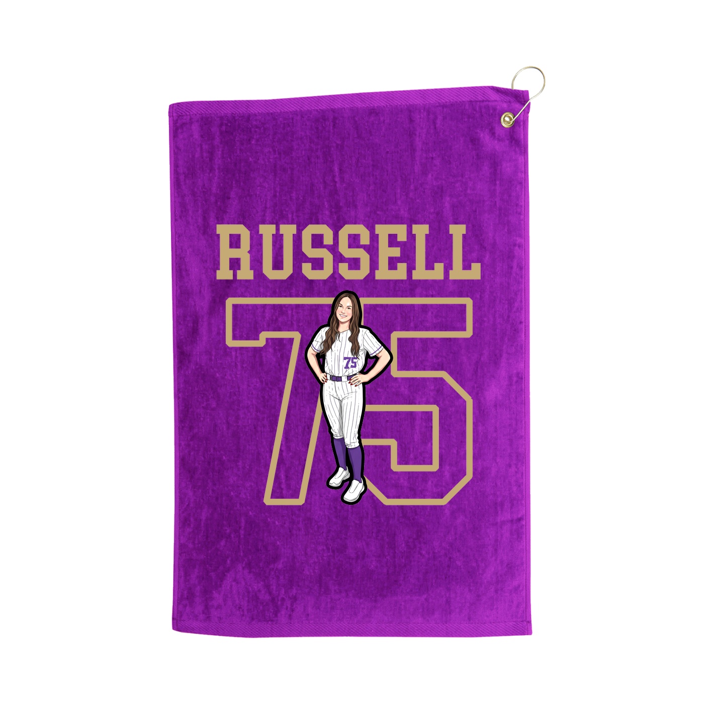 Golf Towel — Shirsey in Purple