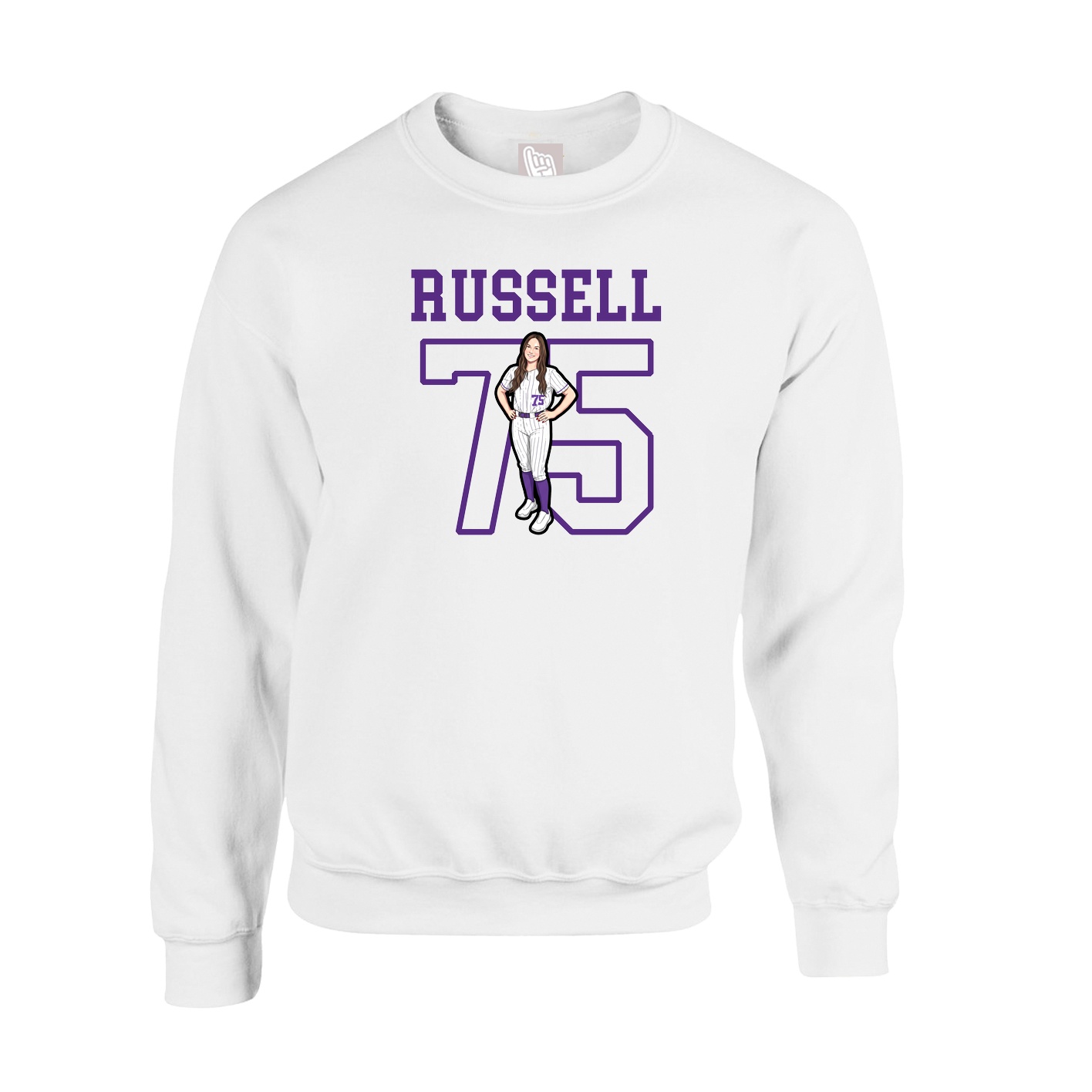 Fleece Crew — Shirsey in White