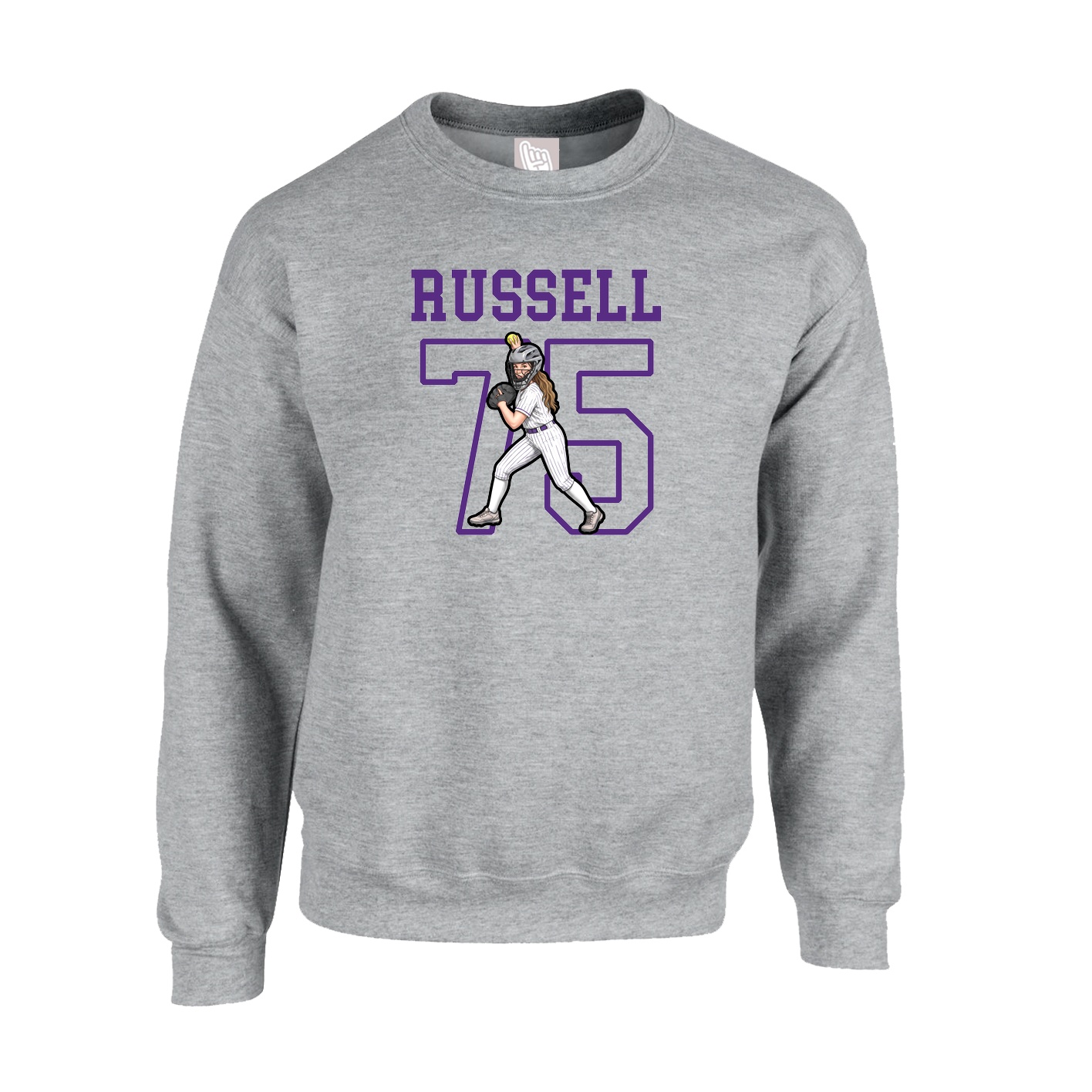 Fleece Crew — Shirsey in Grey