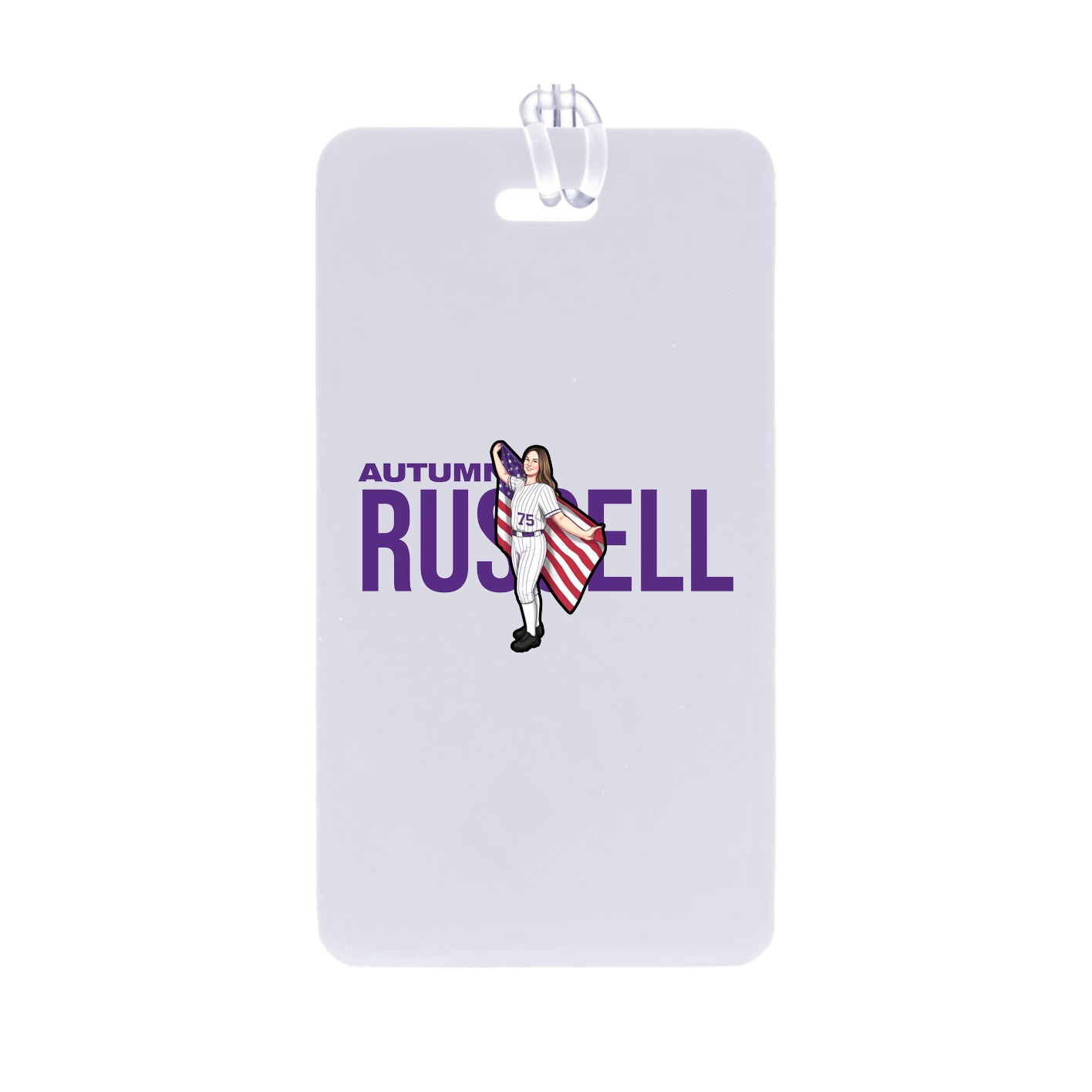 Bag Tag — Player Name in Classic