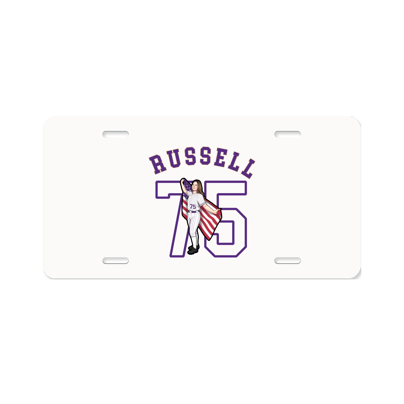License Plate — Shirsey Arch in Classic