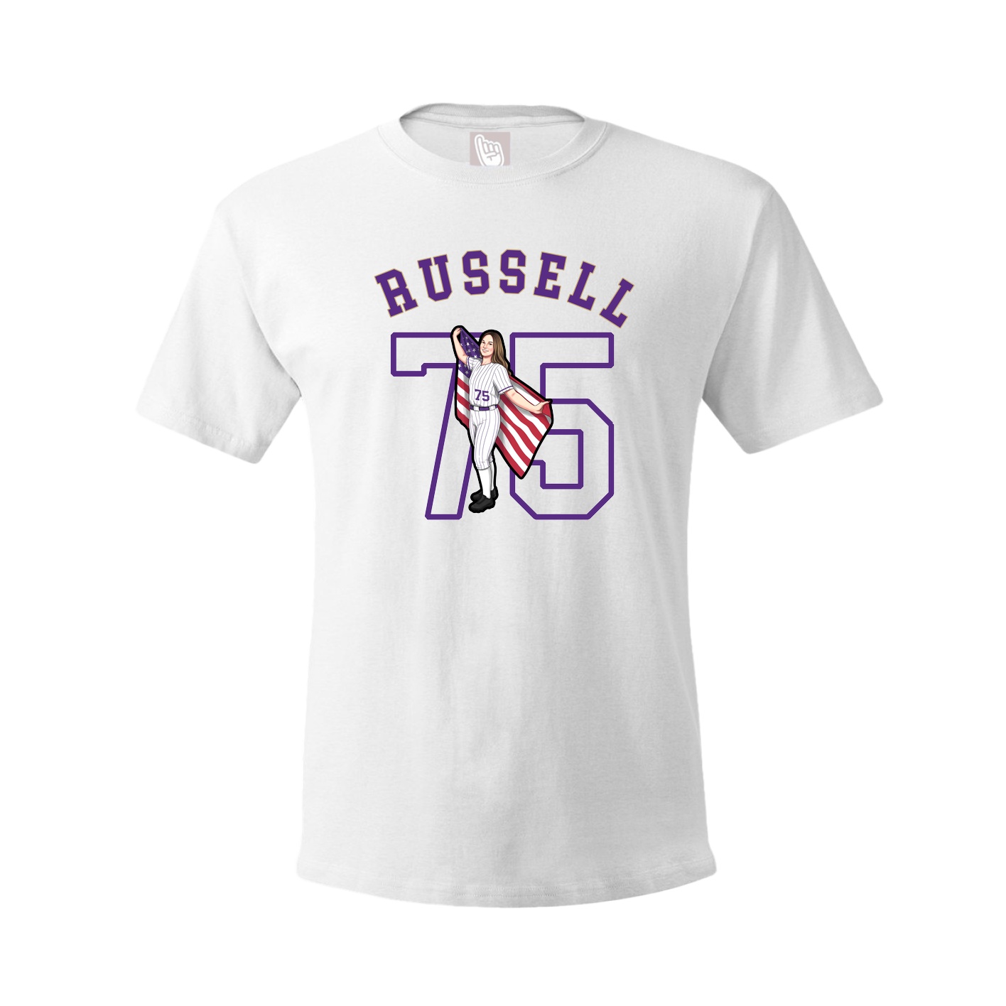 Youth Tee — Shirsey Arch in White