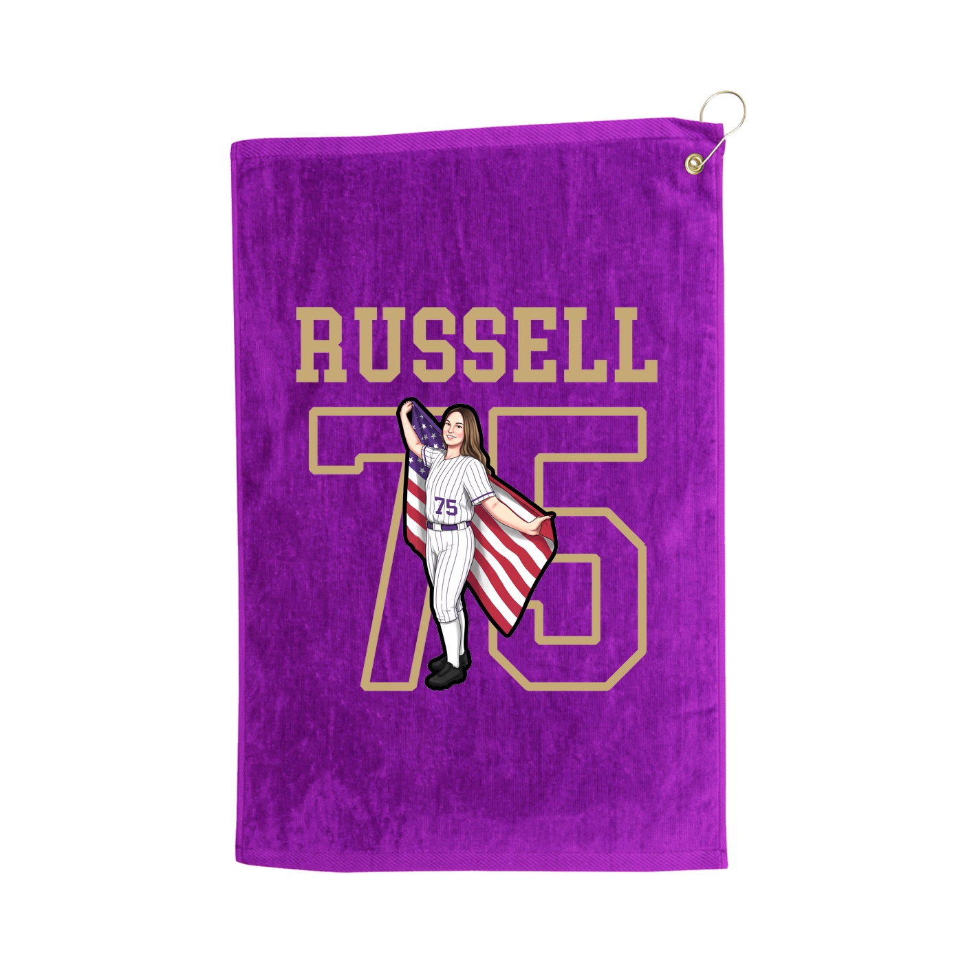 Golf Towel — Shirsey in Purple