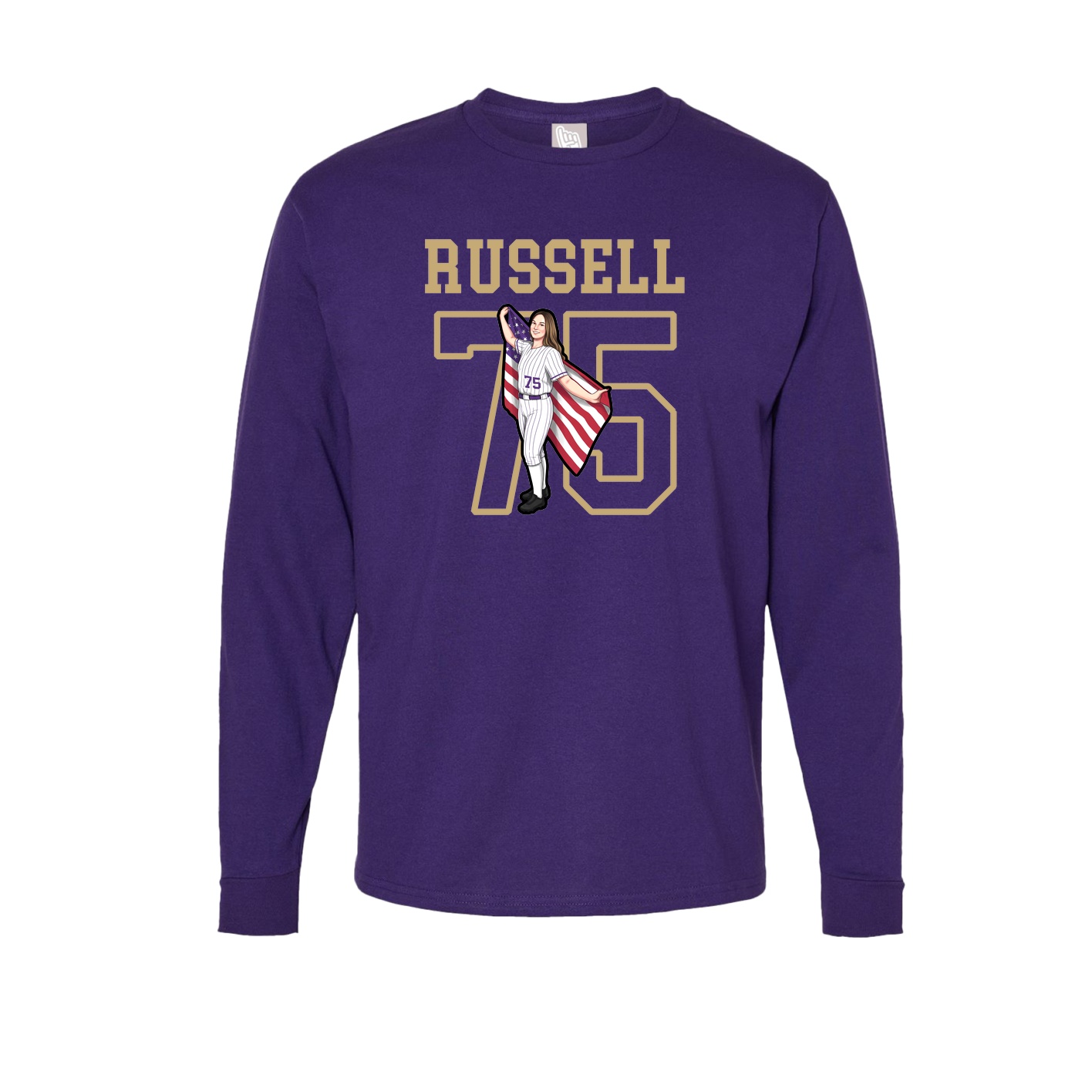 Long Sleeve Tee — Shirsey in Purple