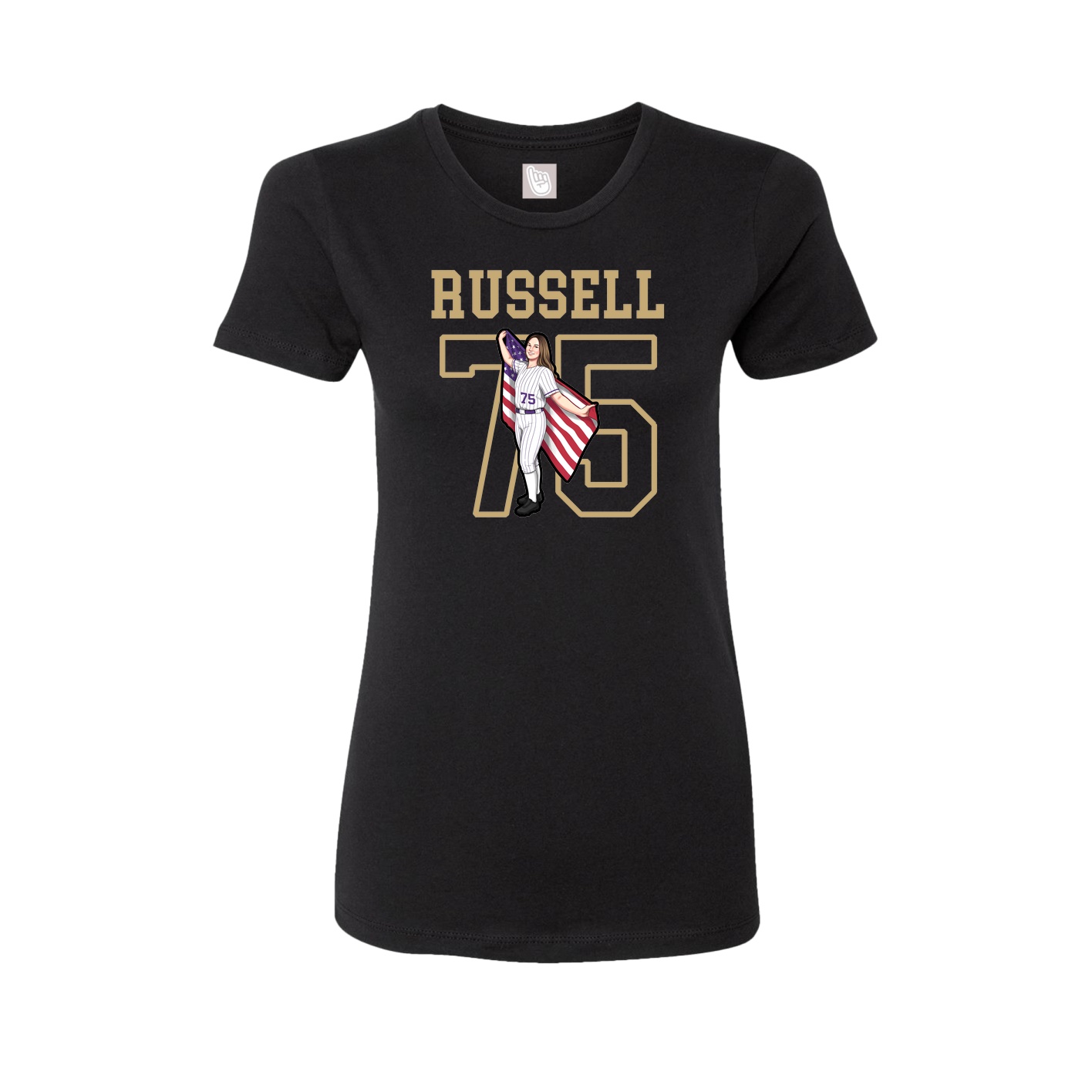 Fitted Women's Tee — Shirsey in Black