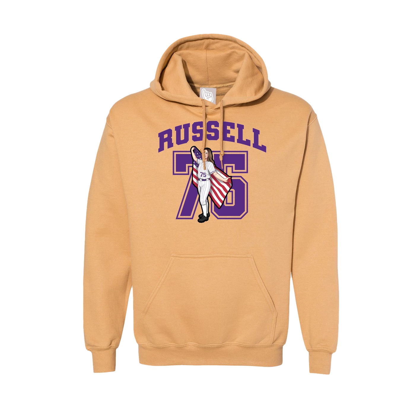 Hoodie — Number in Vegas Gold