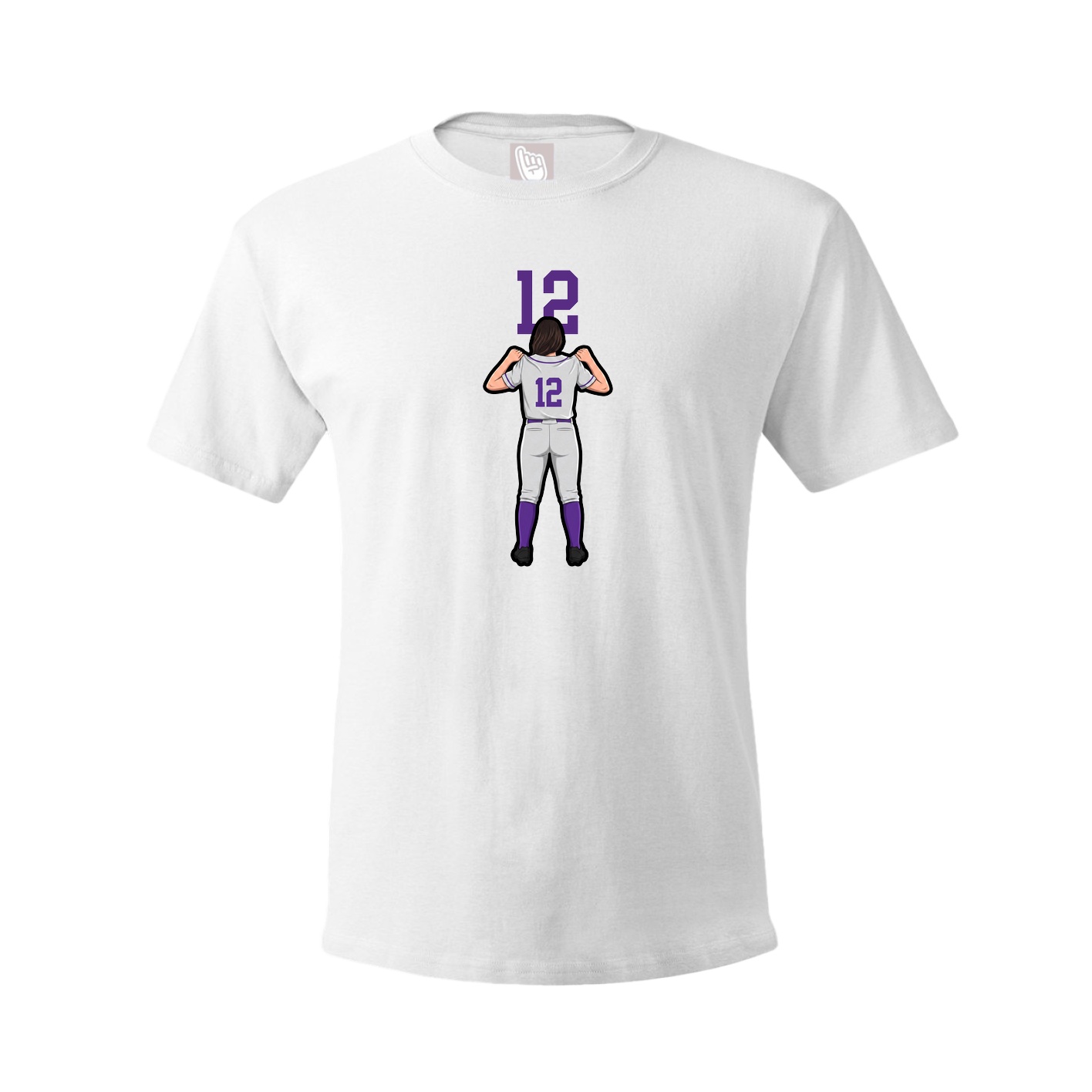 Tee — Number Top in White
