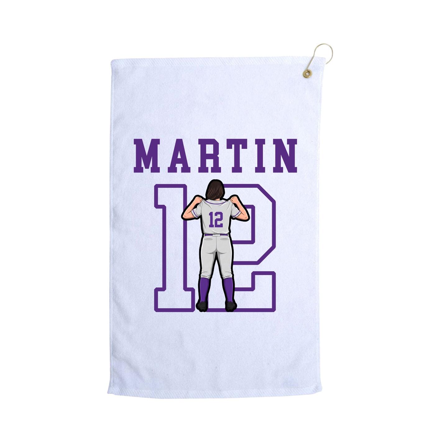 Golf Towel — Shirsey in White