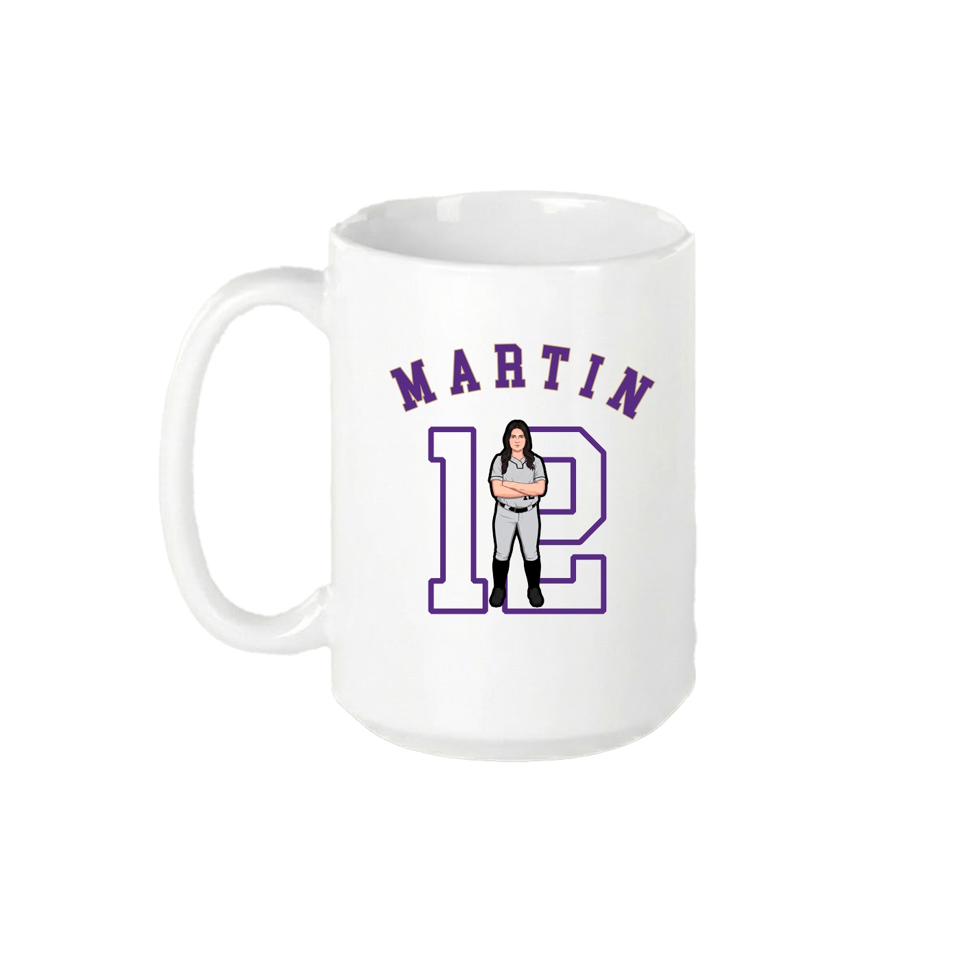 15oz Coffee Mug — Shirsey Arch in White