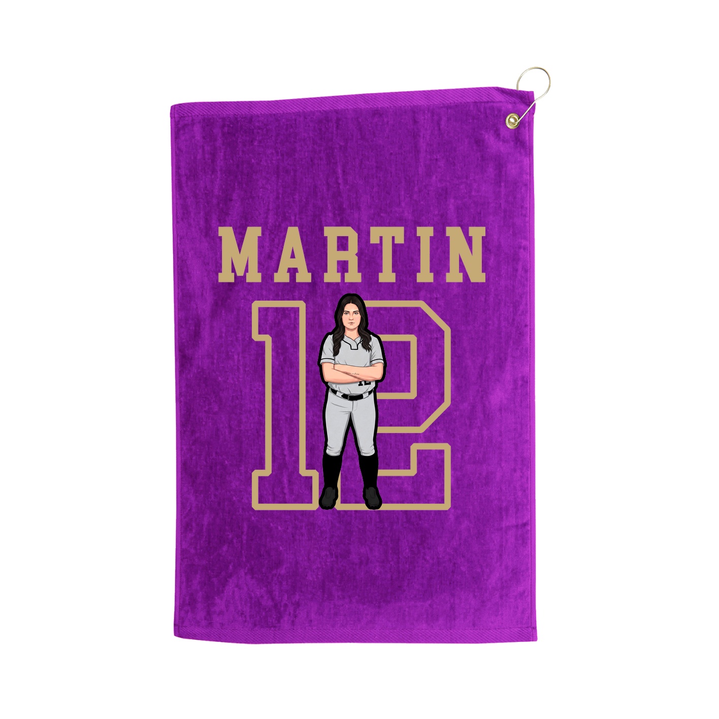 Golf Towel — Shirsey in Purple