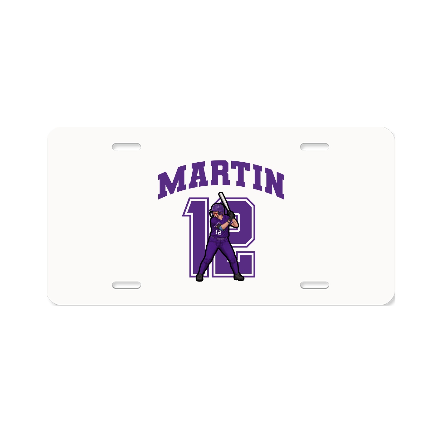 License Plate — Number in Classic