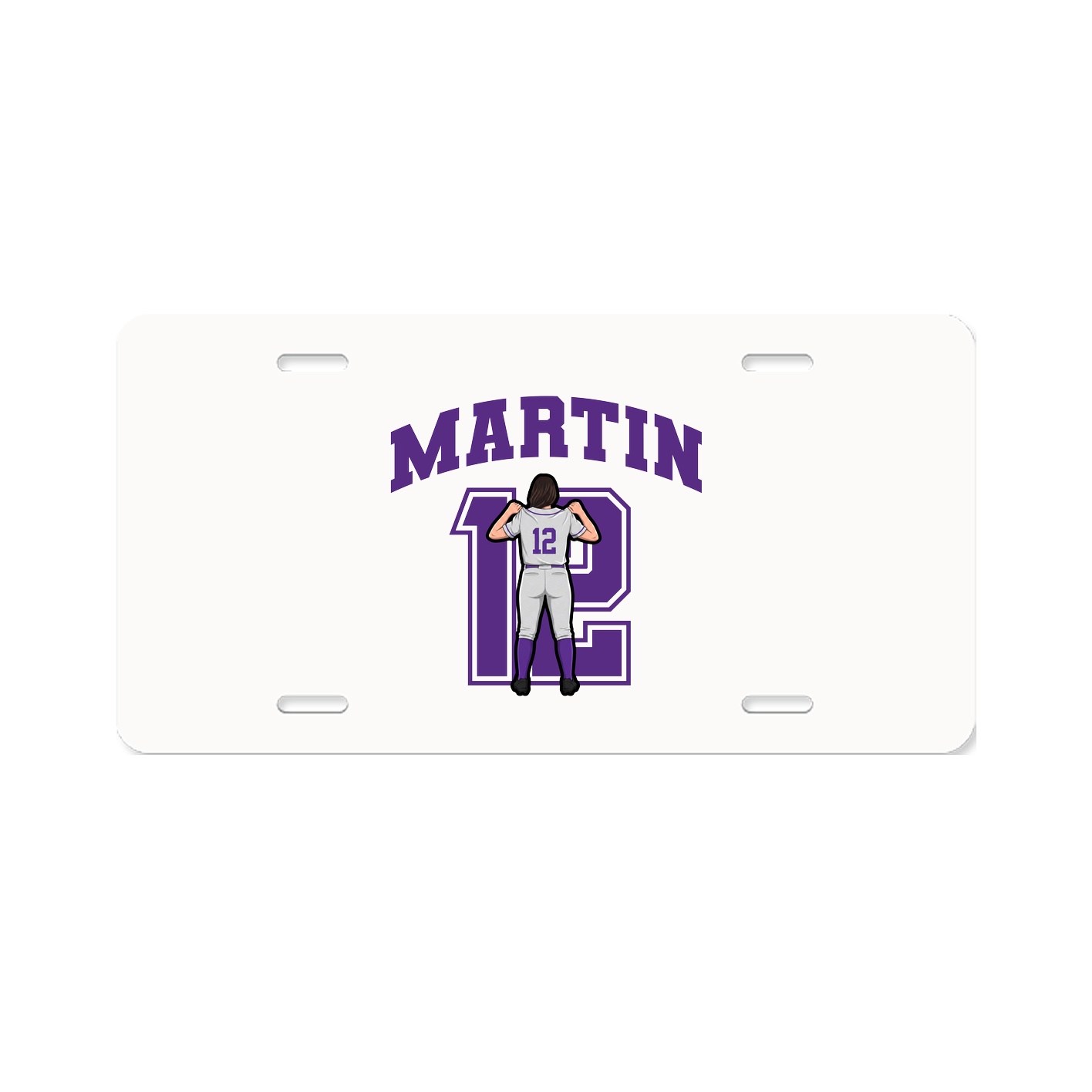 License Plate — Number in Classic