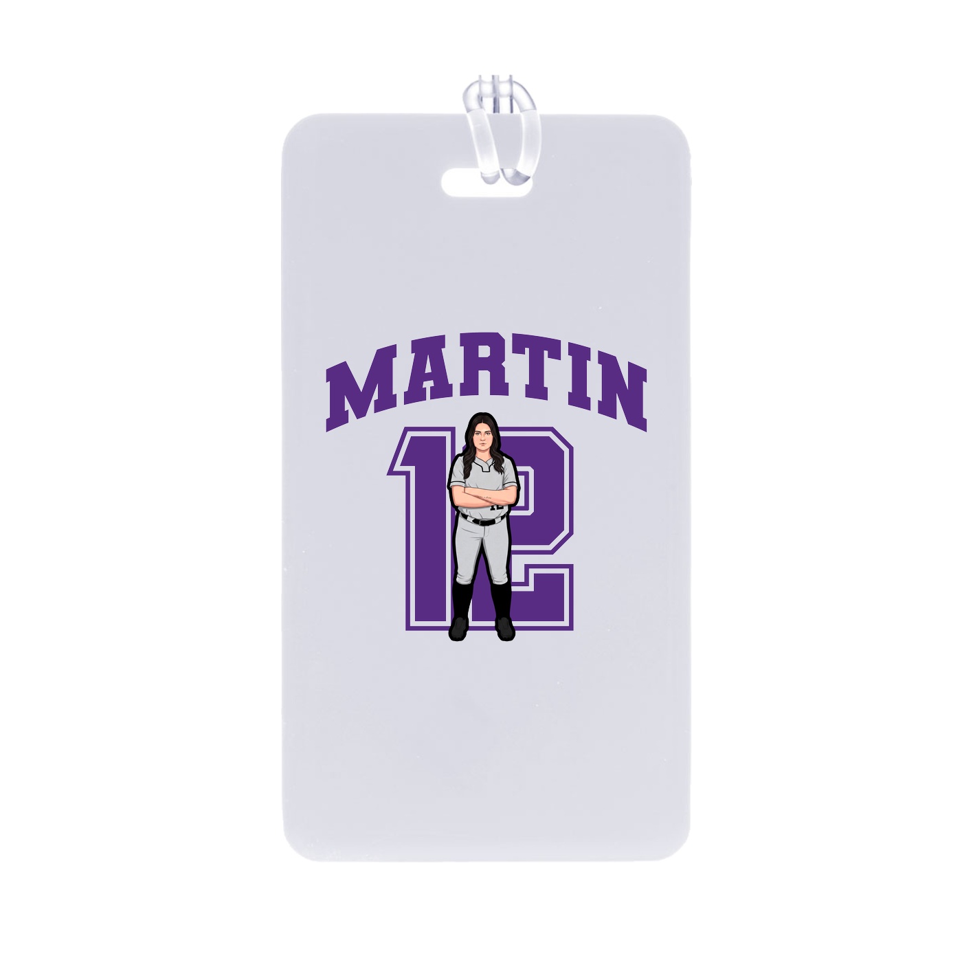 Bag Tag — Number in Classic