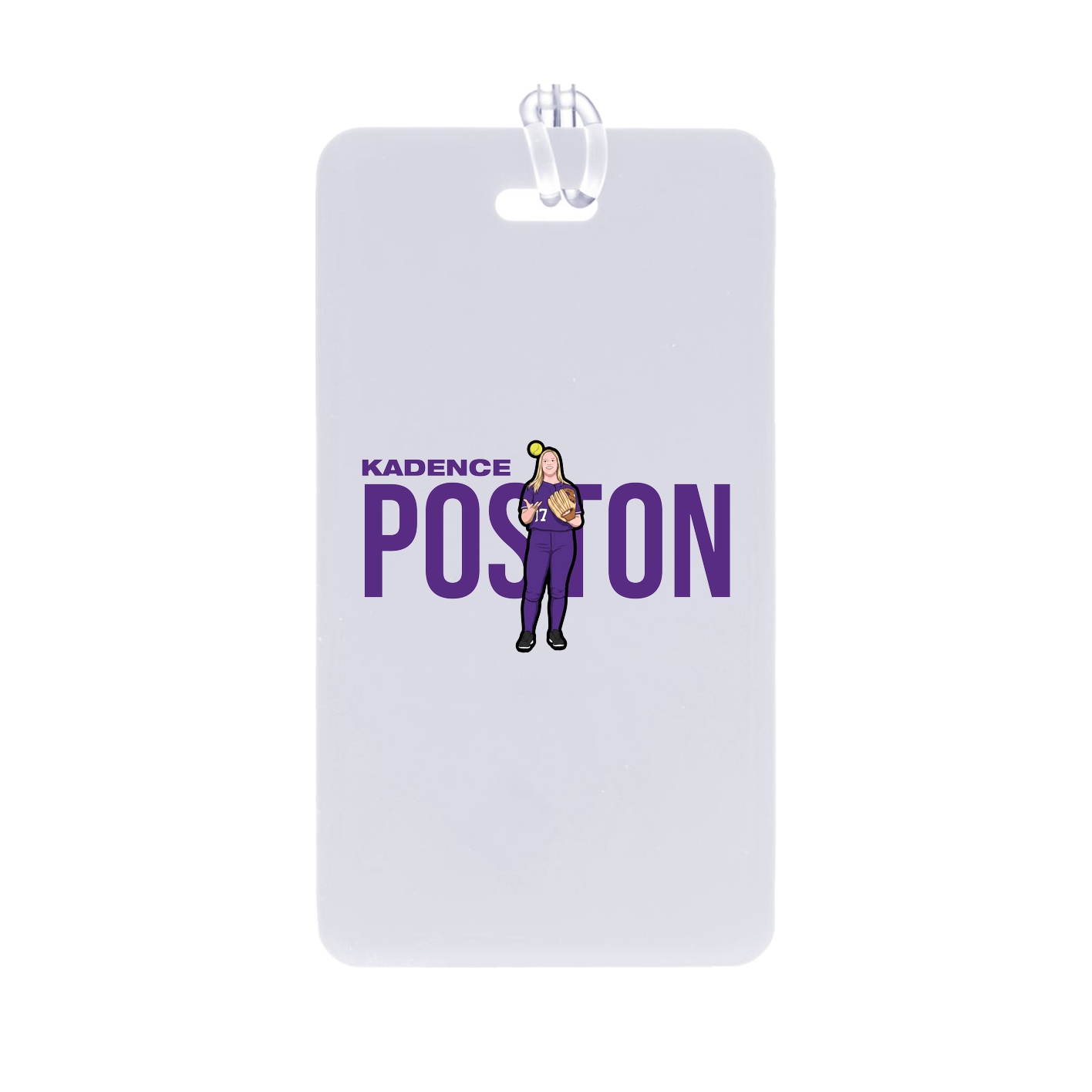 Bag Tag — Player Name in Classic