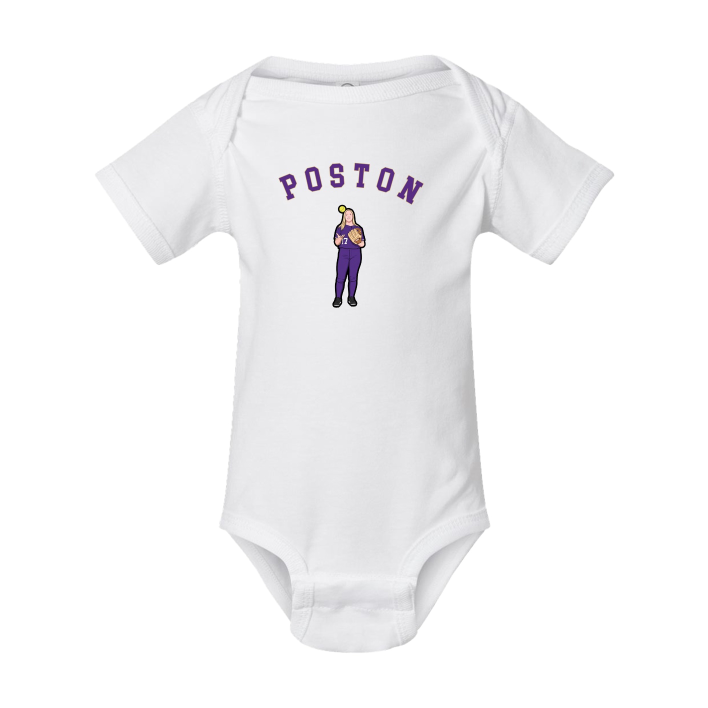 Baby Onesie — Shirsey Arch in White