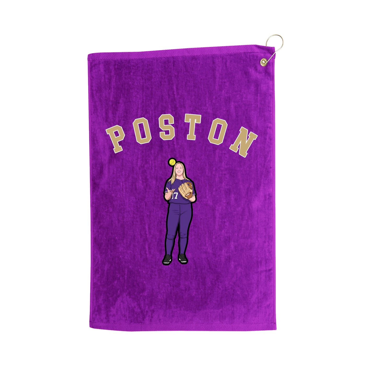 Golf Towel — Shirsey Arch in Purple