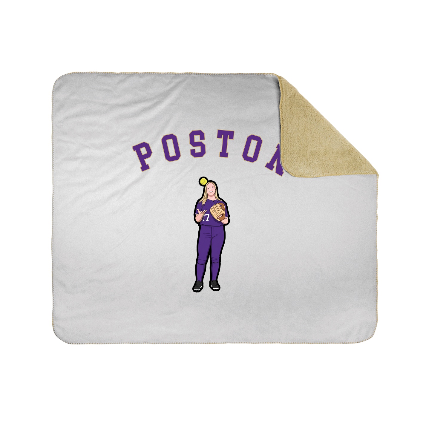 Throw Blanket — Shirsey Arch in White
