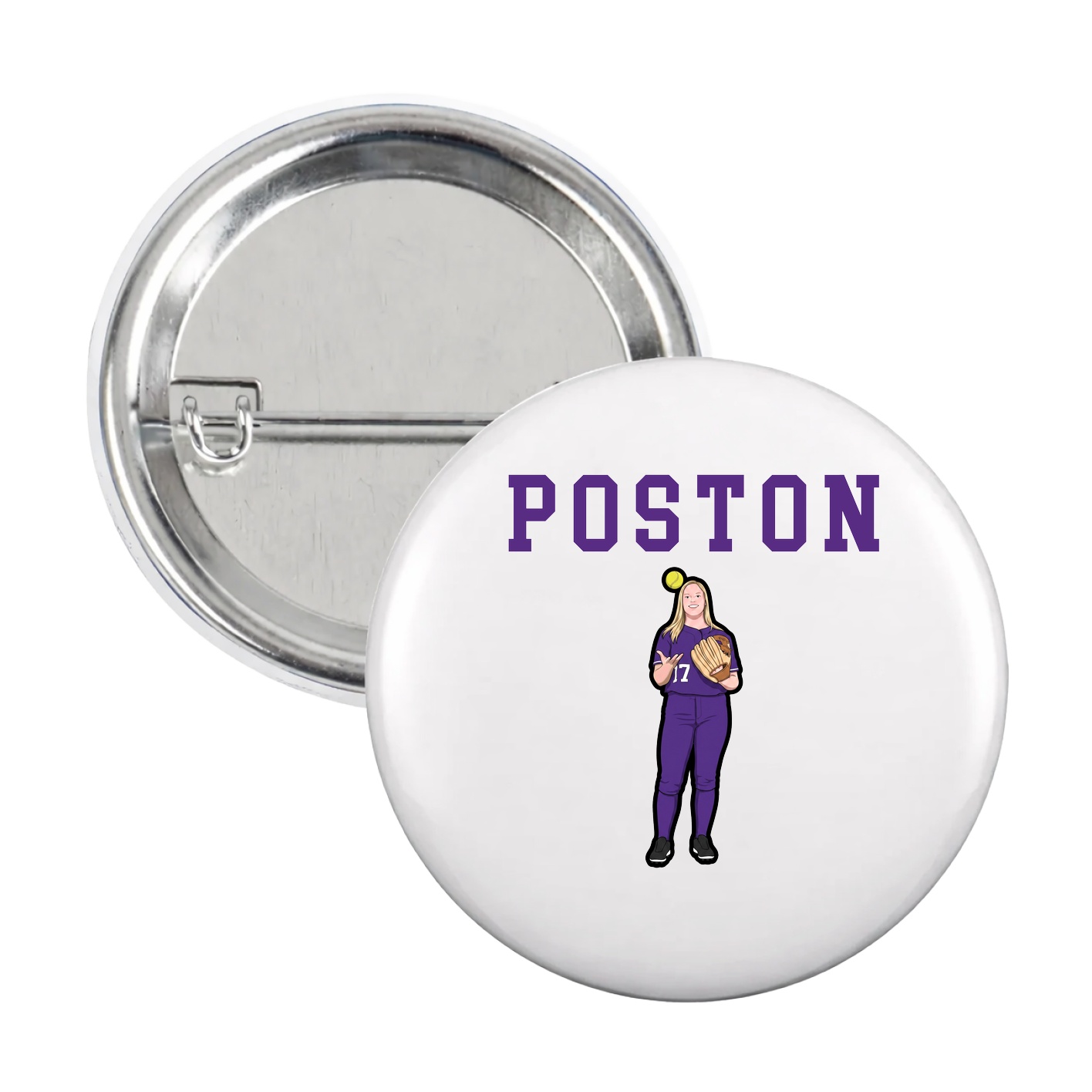 Game Day Button — Shirsey in White