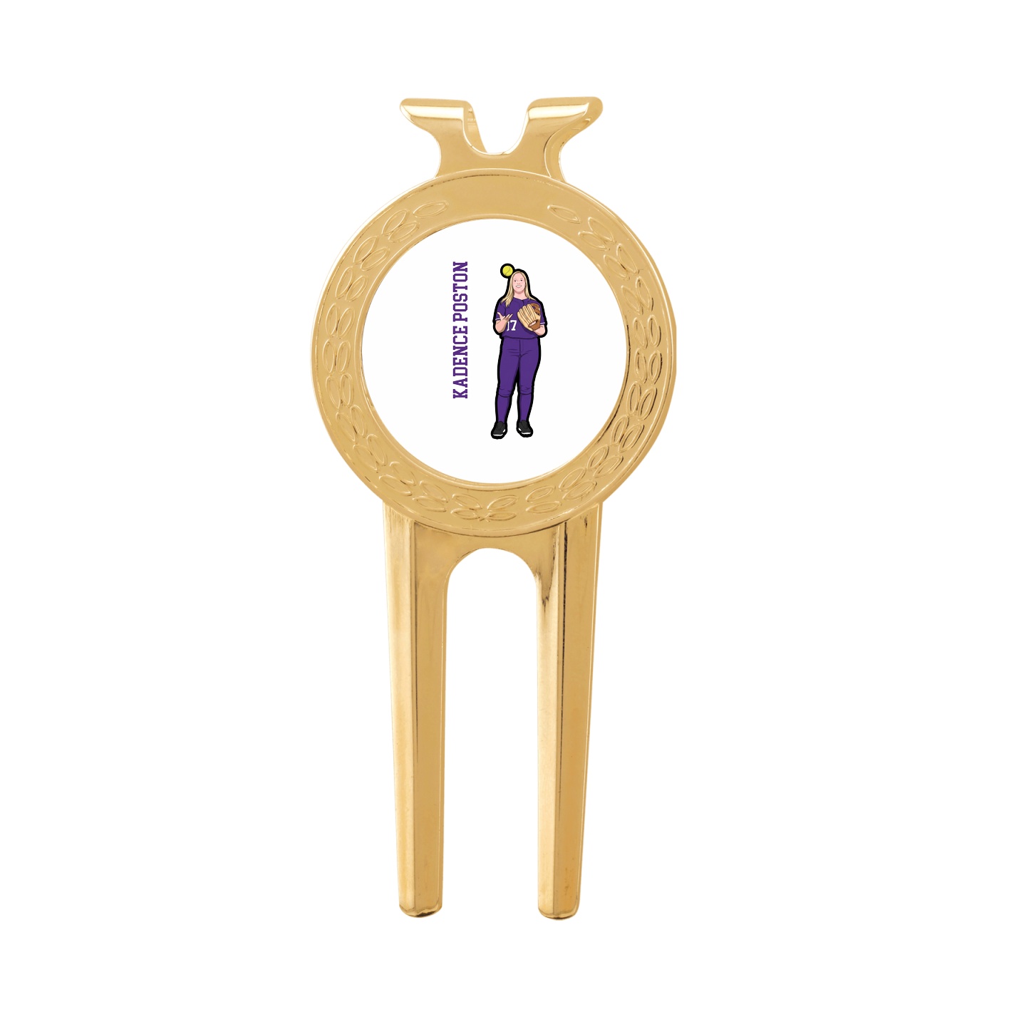 Divot Tool with Ball Marker — Name Vertical in Classic
