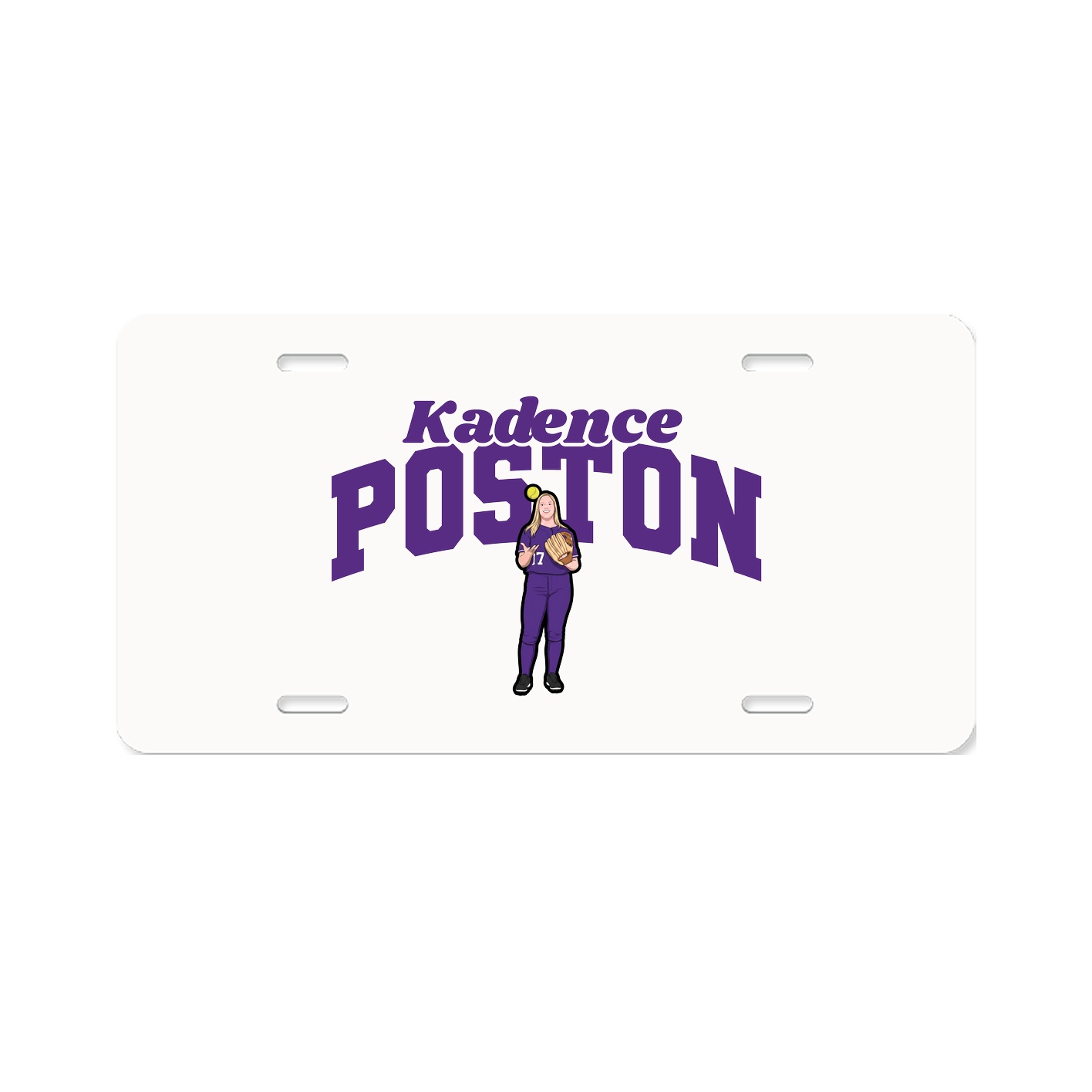 License Plate — Signature Arch in Classic