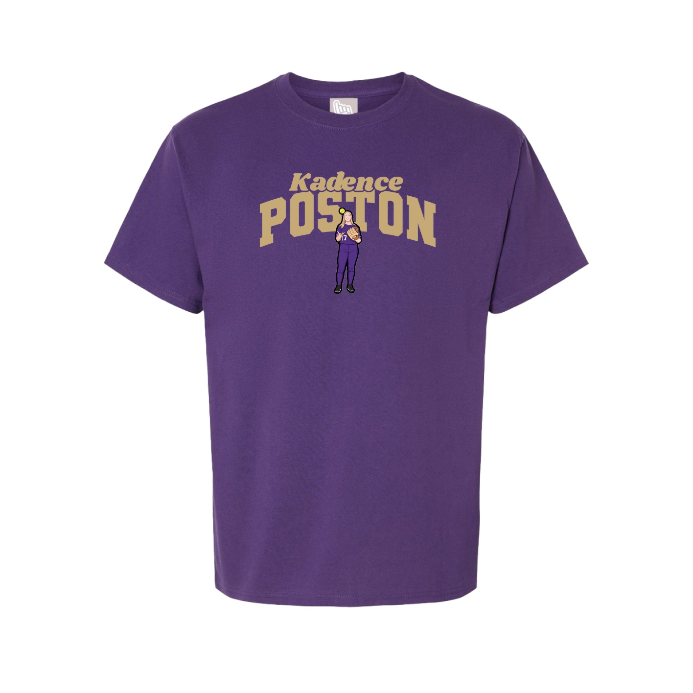 Youth Tee — Signature Arch in Purple