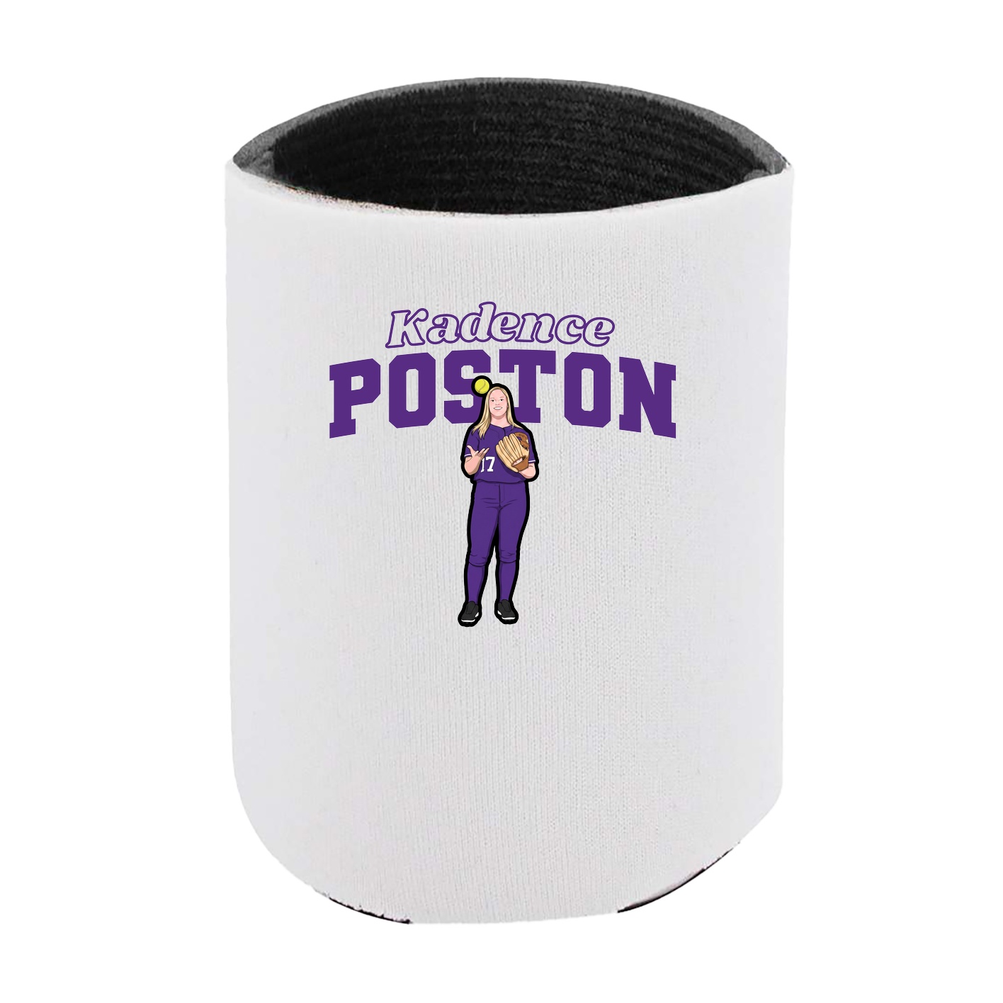 Can Holder — Name Arch in White