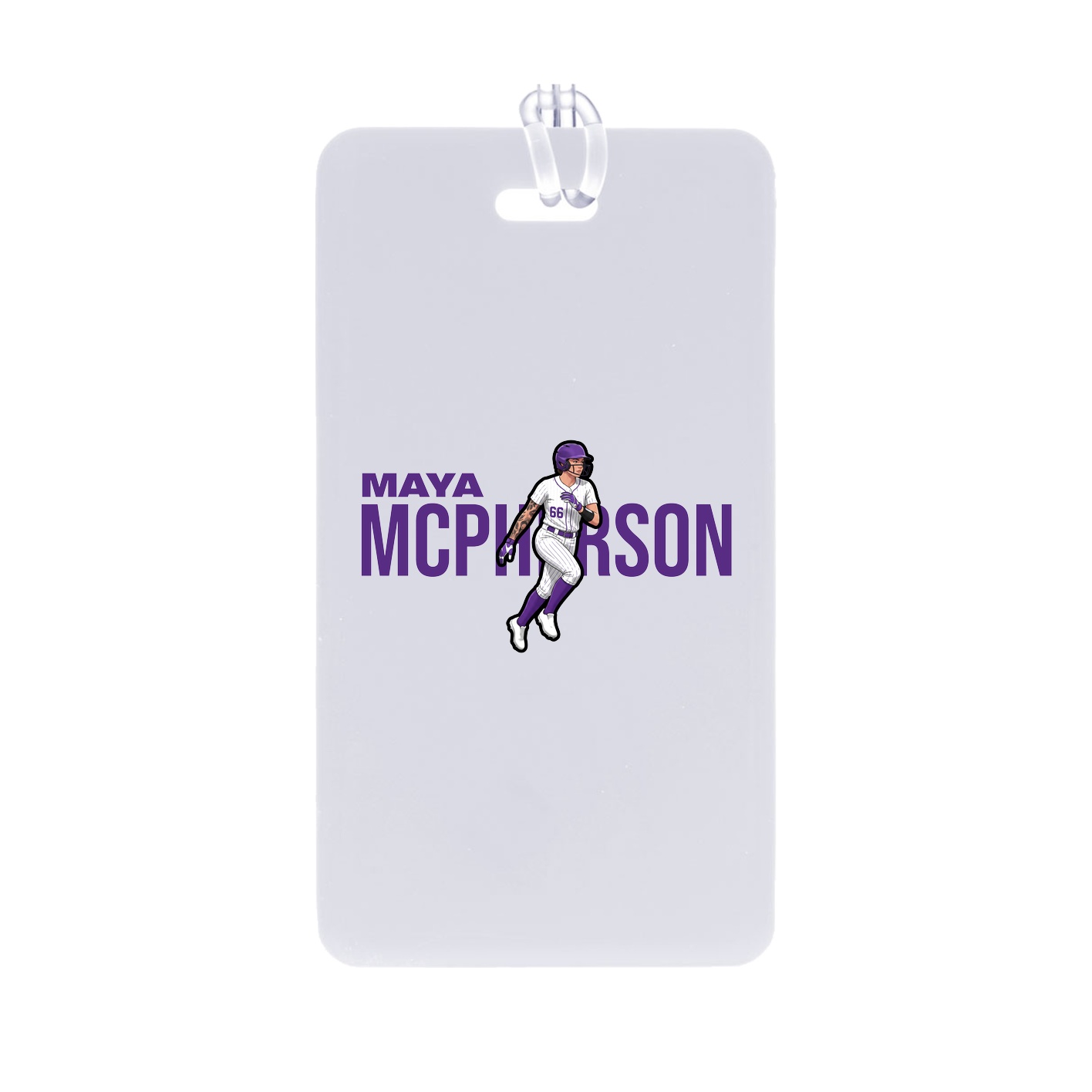Bag Tag — Player Name in Classic