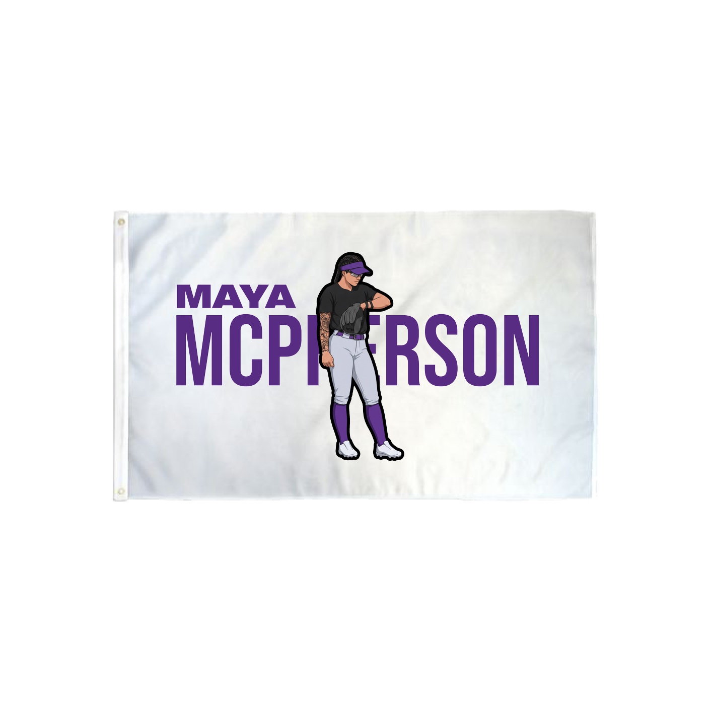3x5 Flag — Player Name in Classic