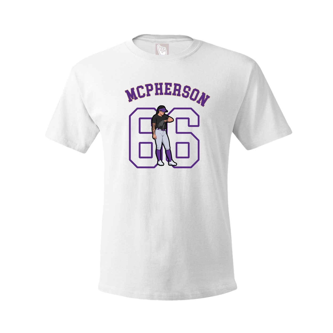 Tee — Shirsey Arch in White