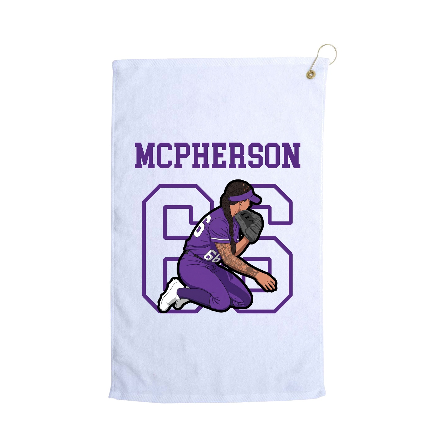 Golf Towel — Shirsey in White