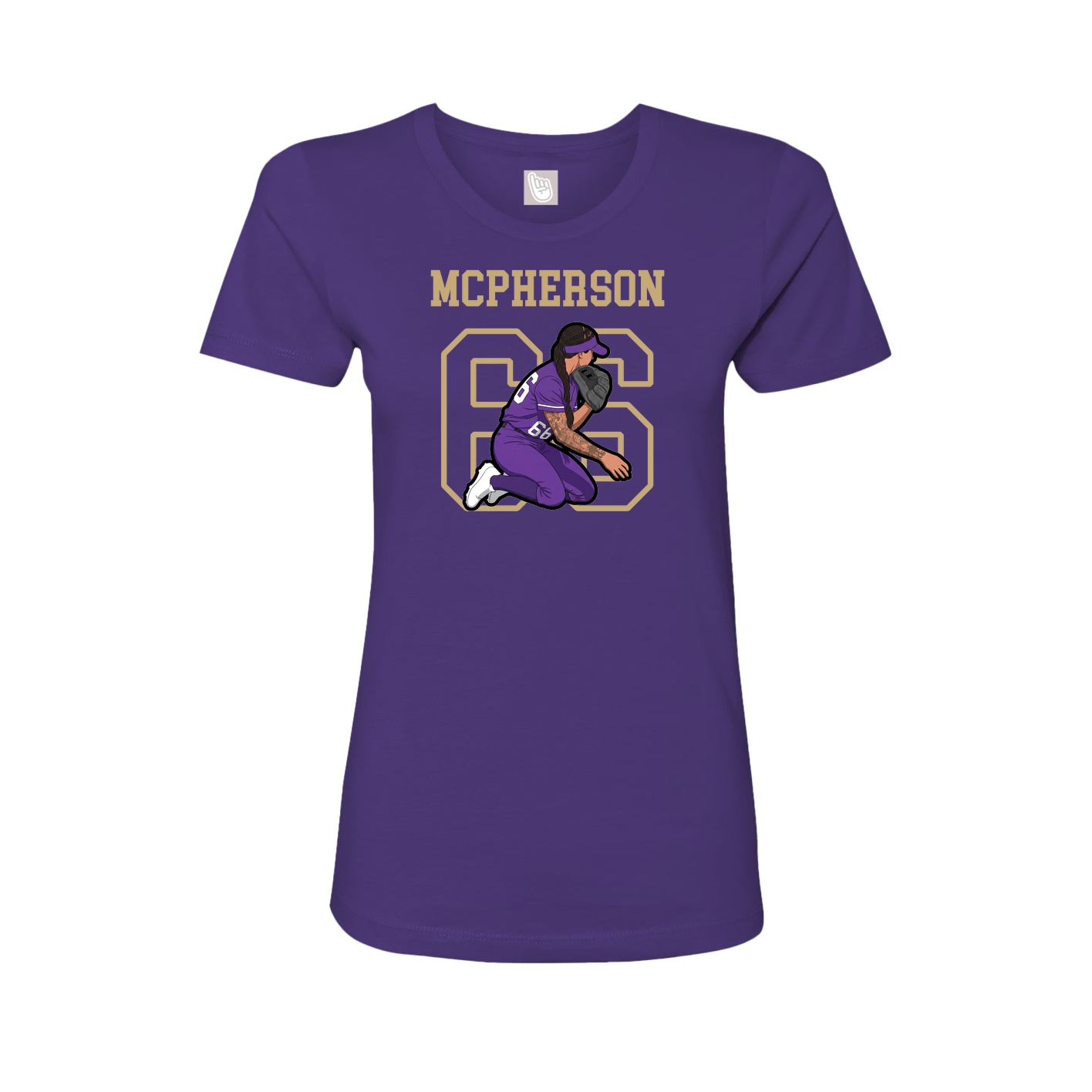 Fitted Women's Tee — Shirsey in Purple