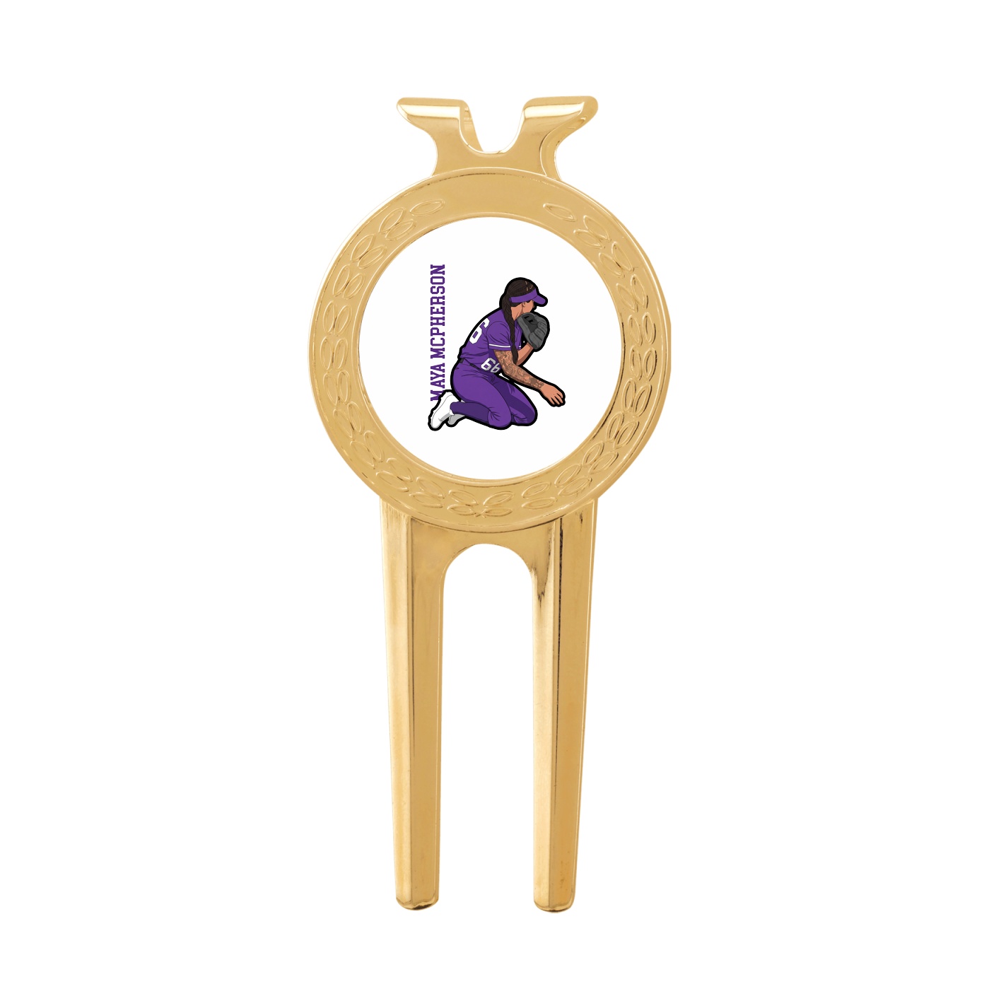 Divot Tool with Ball Marker — Name Vertical in Classic